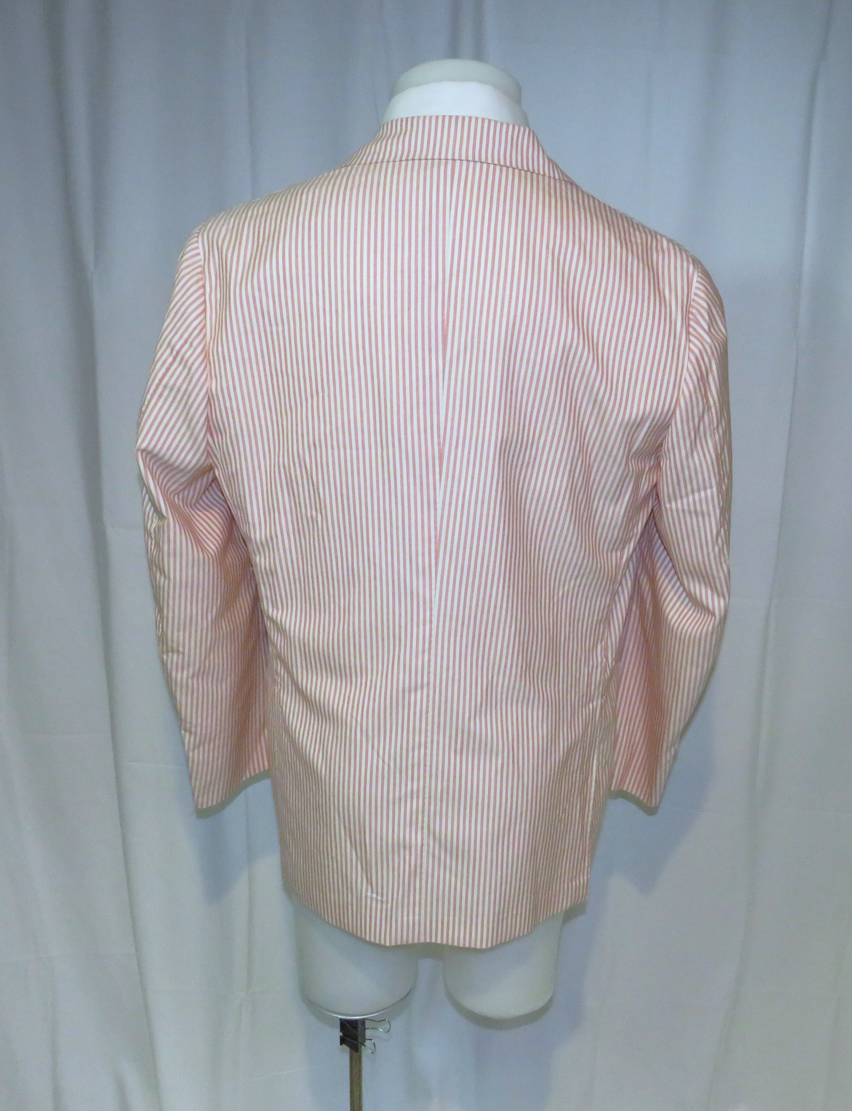 Kiton Cashmere Blend White Red Stripe Three/Two Blazer 42R NWT Size 42R - 10 Thumbnail