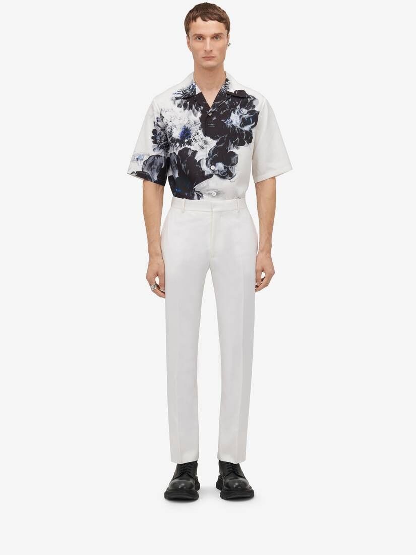 Alexander McQueen o1w1db10725 Dutch Flower Hawaiian Shirt in Multicolor Size US L / EU 52-54 / 3 - 2 Thumbnail