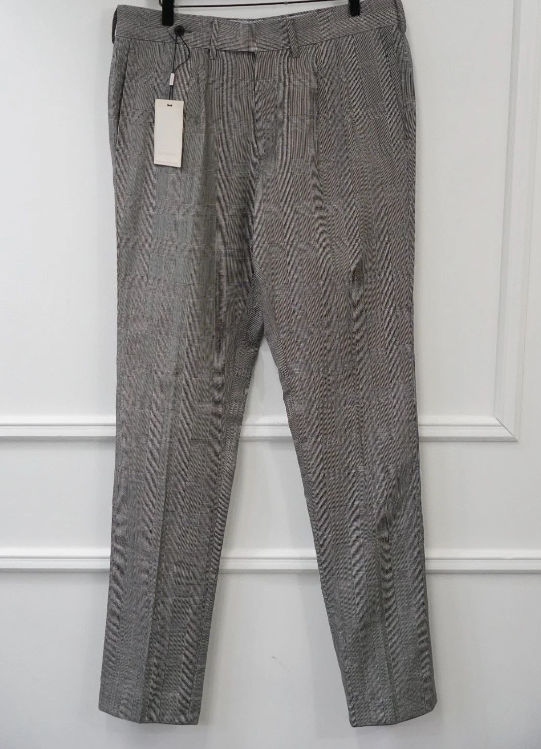 Suitsupply Men Suitsupply Pants Wool & Linen Braddon Gray 102 UK/US42L Size 42L - 1 Thumbnail