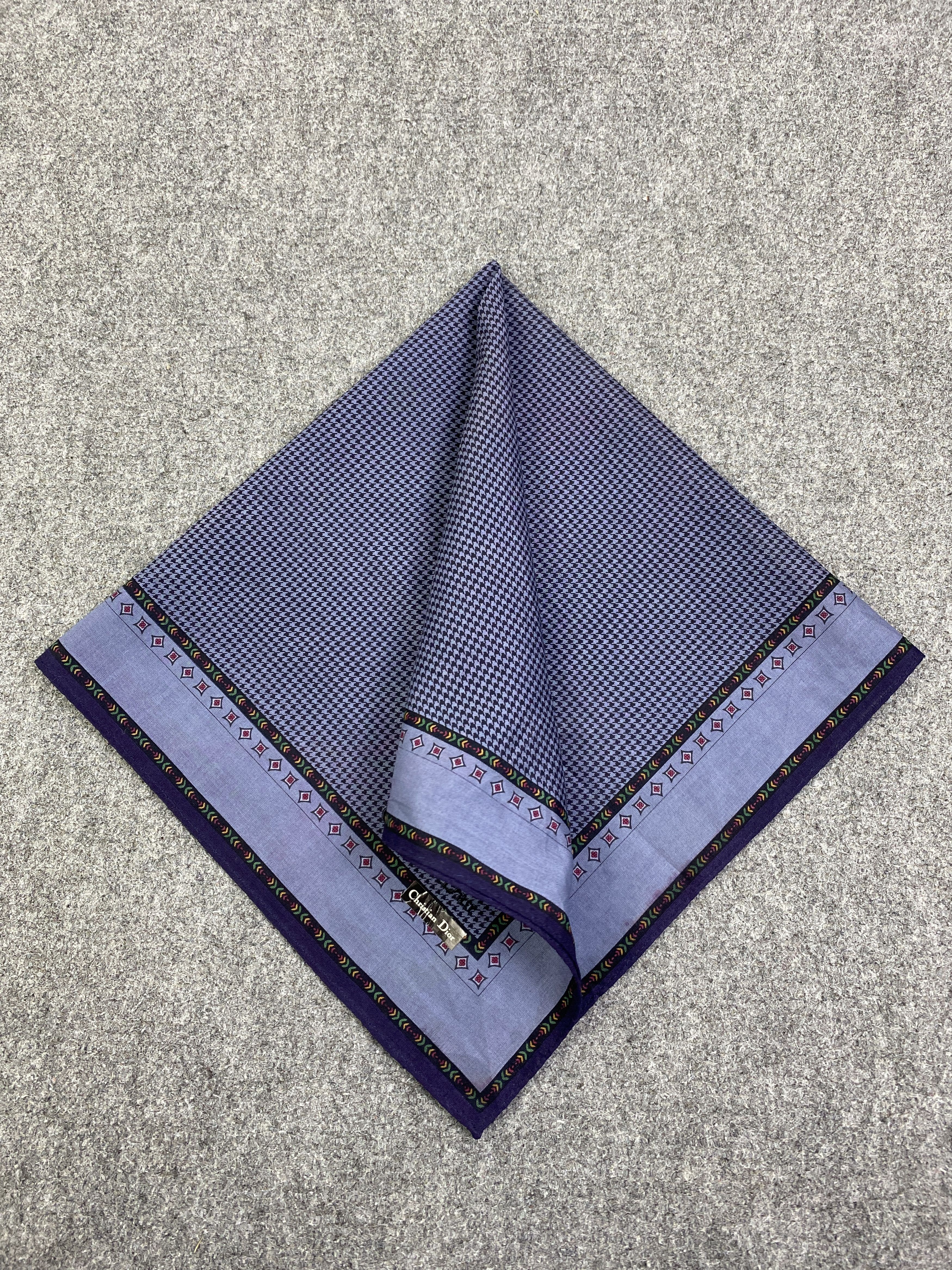 Christian Dior Monsieur Vintage Christian Dior Handkerchief / Neckerchief HKC1028 Size ONE SIZE - 3 Thumbnail