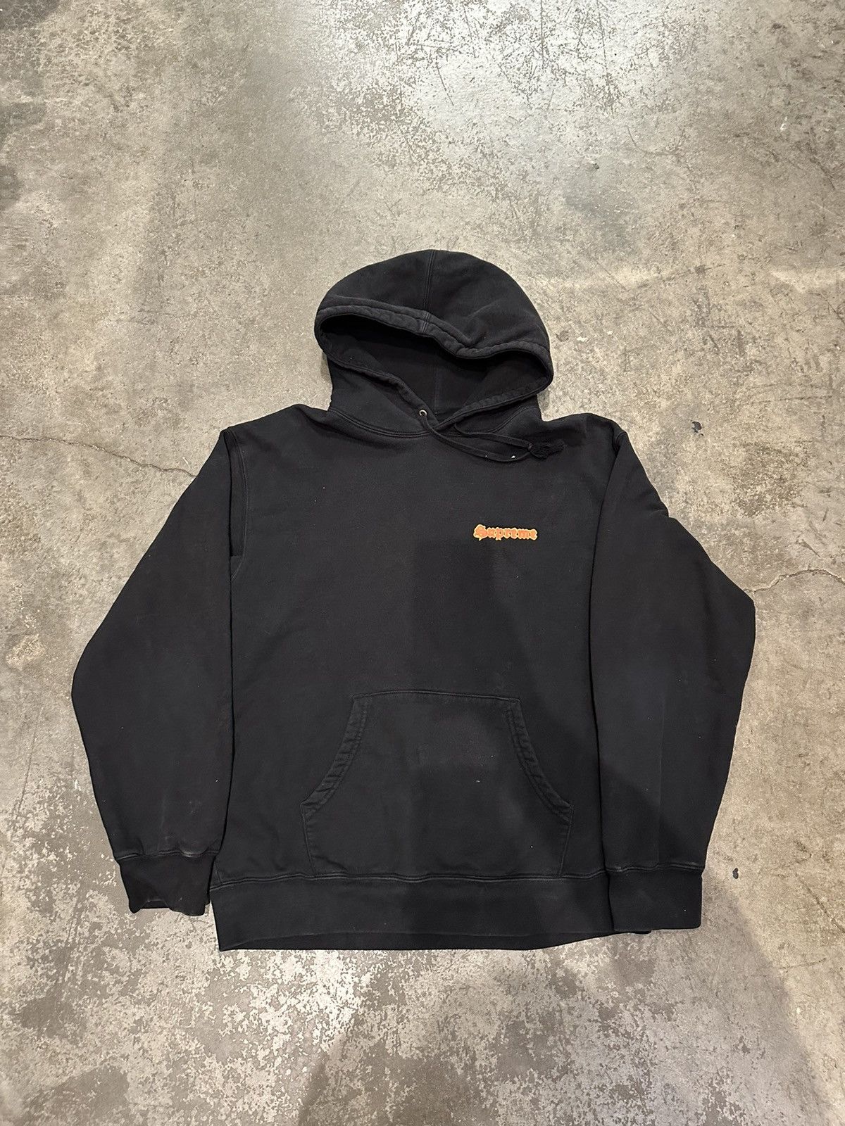 image of Supreme Love Hooded Sweatshirt in Black, Men's (Size Large)