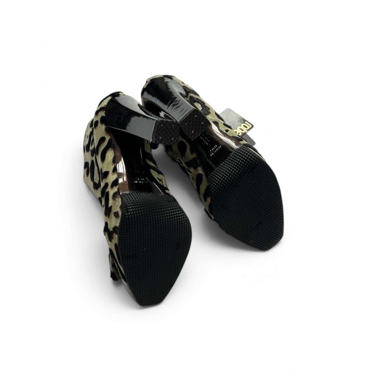 Roberto Cavalli Roberto Cavalli Leopard Pony Hair Platform Ankle Boots Size US 7 / IT 37 - 6 Thumbnail
