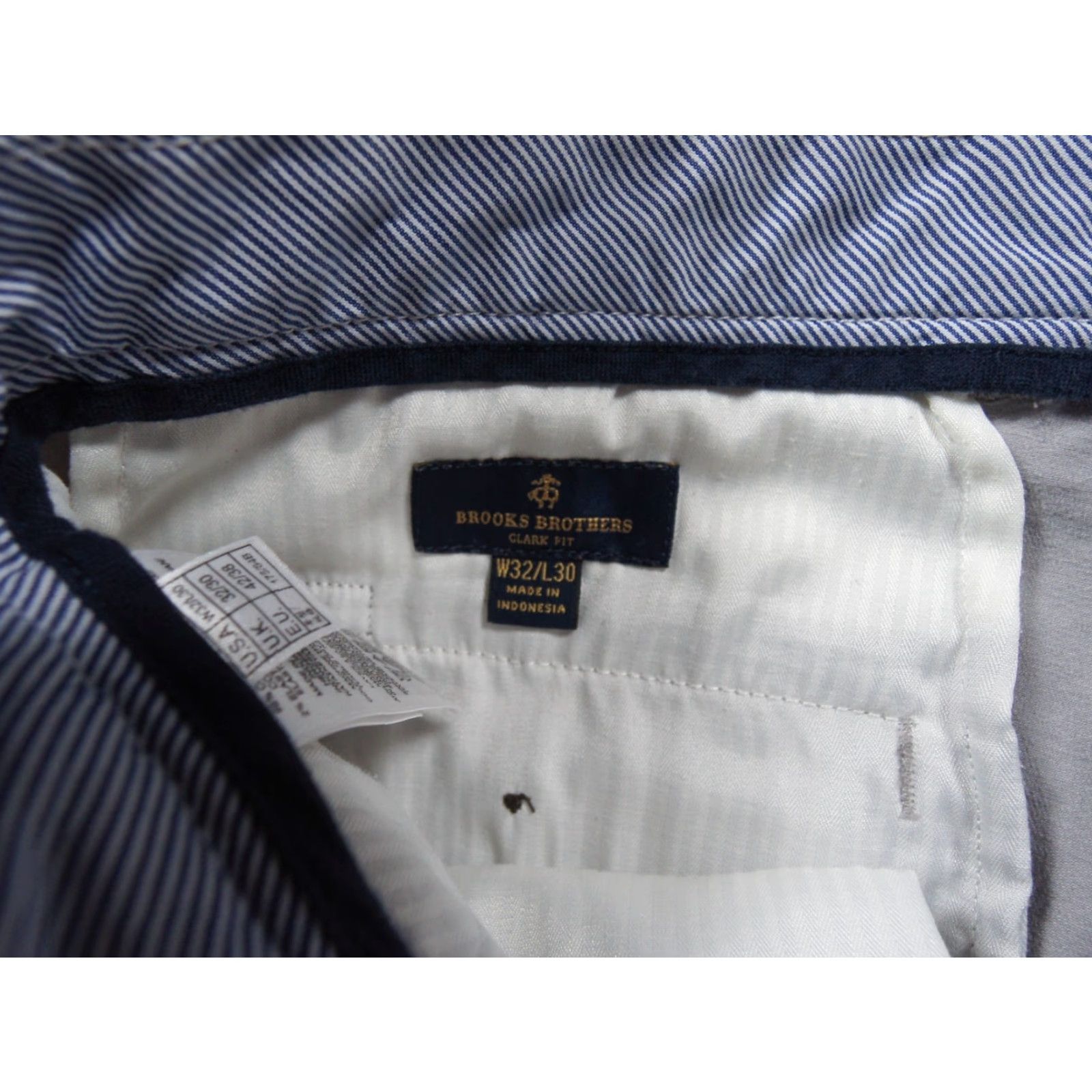 Brooks Brothers Brooks Brothers Pants Mens 32x29 Gray Chino Clark Fit Stretch Preppy Business Size US 32 / EU 48 - 7 Thumbnail