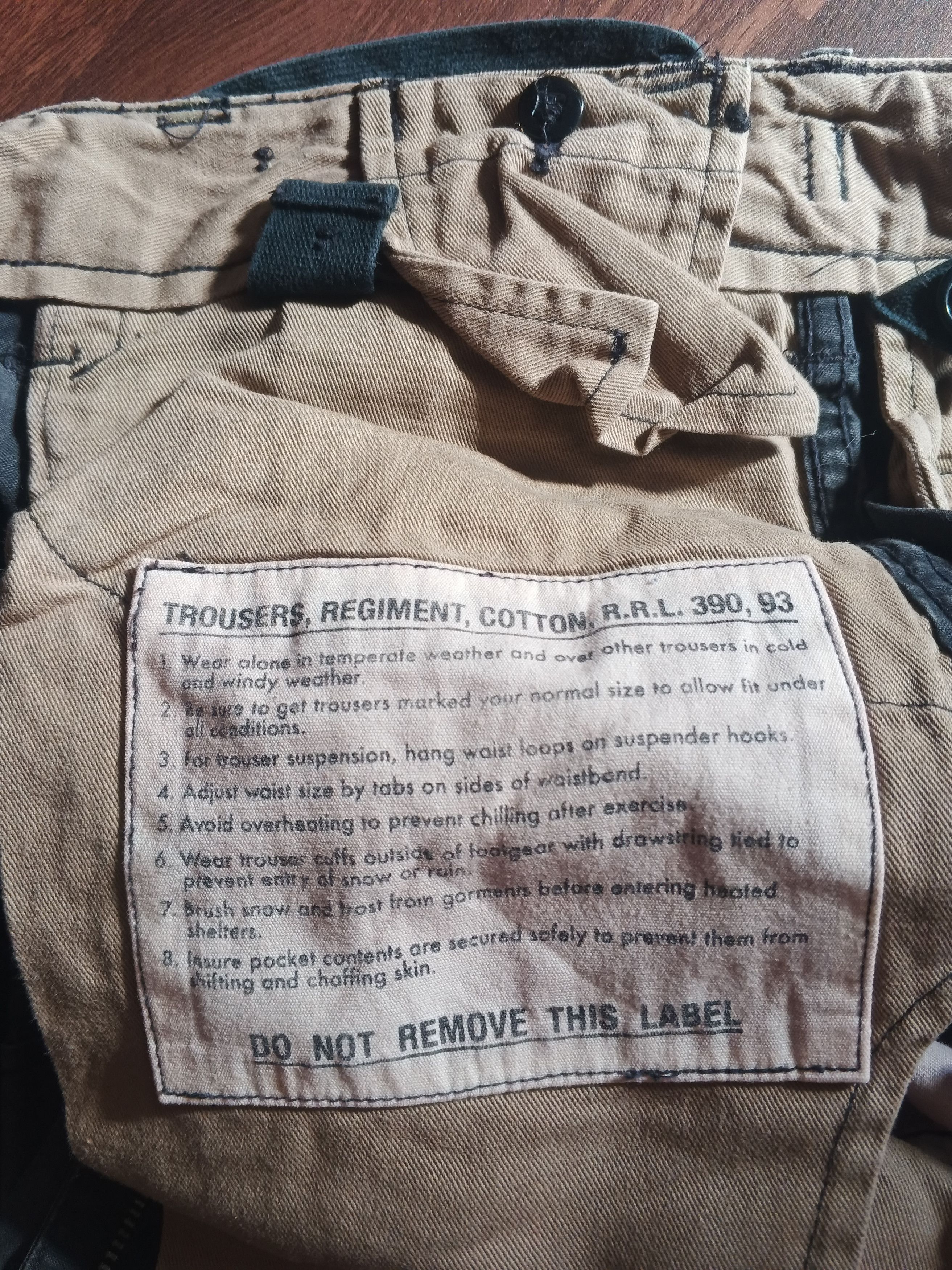 RRL Ralph Lauren × Vintage RRL RALPH LAUREN MILITARY CARGO PANTS Size US 32 / EU 48 - 8 Thumbnail