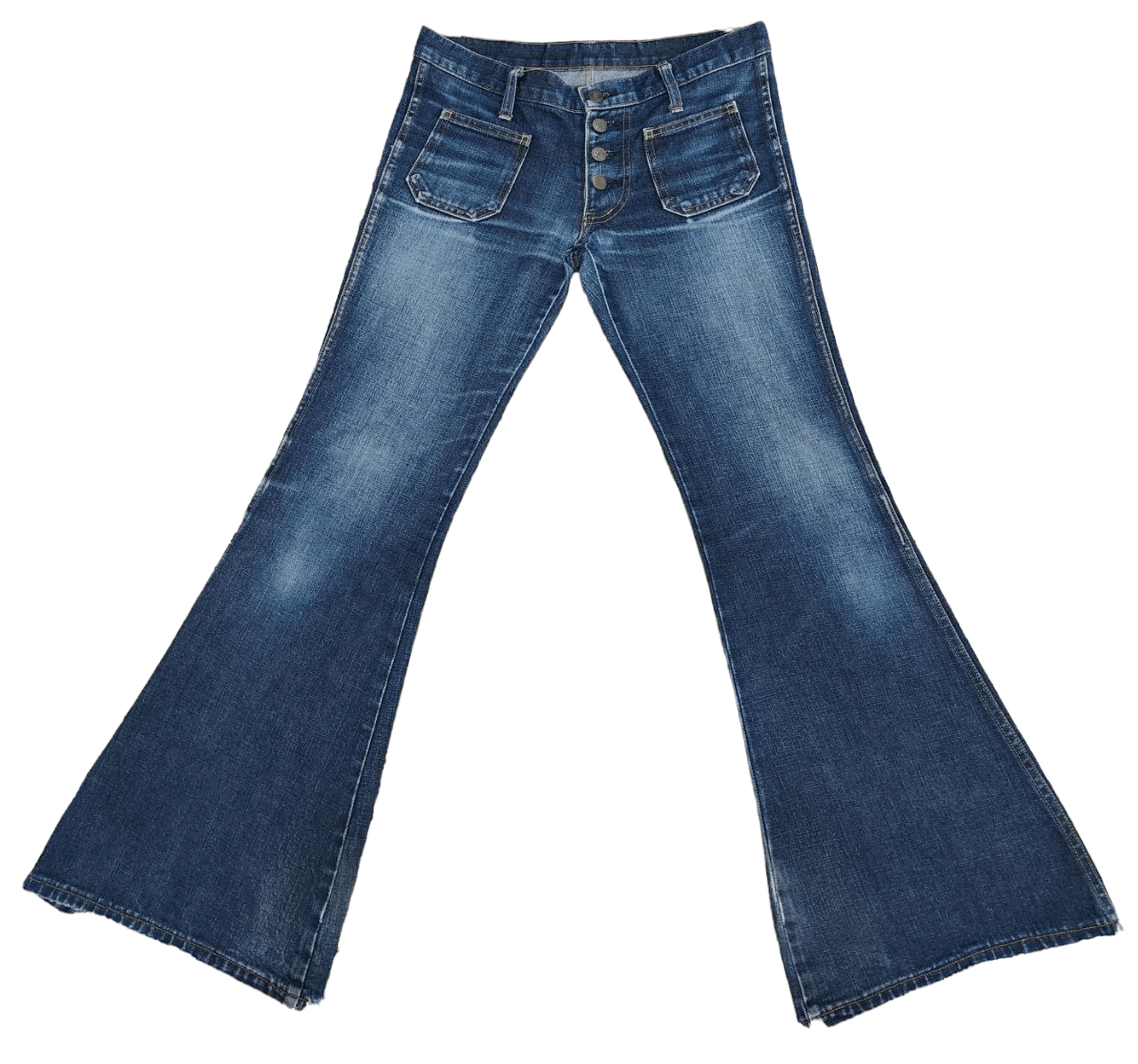 Japanese Brand ❎ Flare Japanese Denim Size 31" - 2 Thumbnail