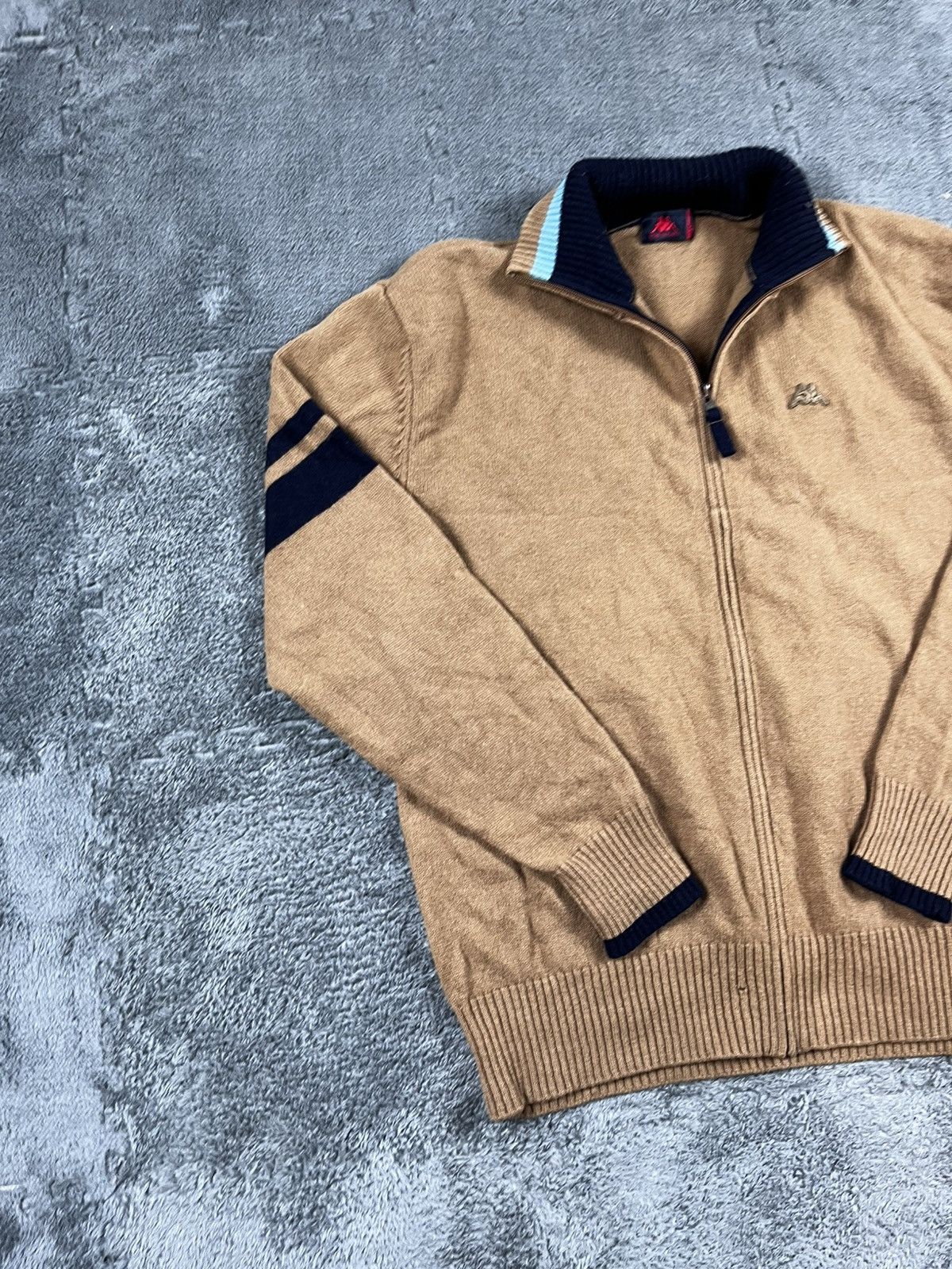Kappa Vintage Kappa Zip Up Wool Sweater Pullover Jumper Old Money Size US XL / EU 56 / 4 - 2 Thumbnail