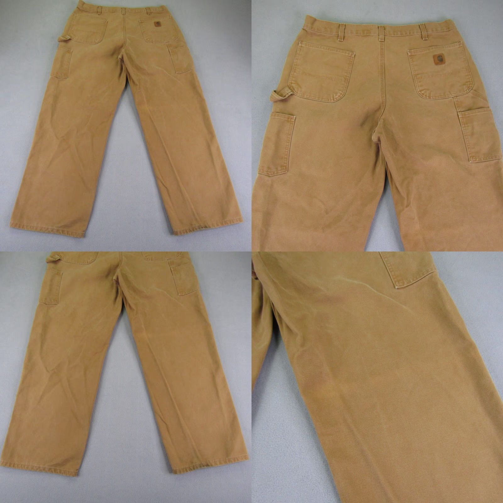 Carhartt VINTAGE Carhartt Pants Mens 38x32 Workwear Canvas Brown Carpenter Straight 30 In Inseam Mens Brown 38x32 Size US 36 / EU 52 - 8 Thumbnail