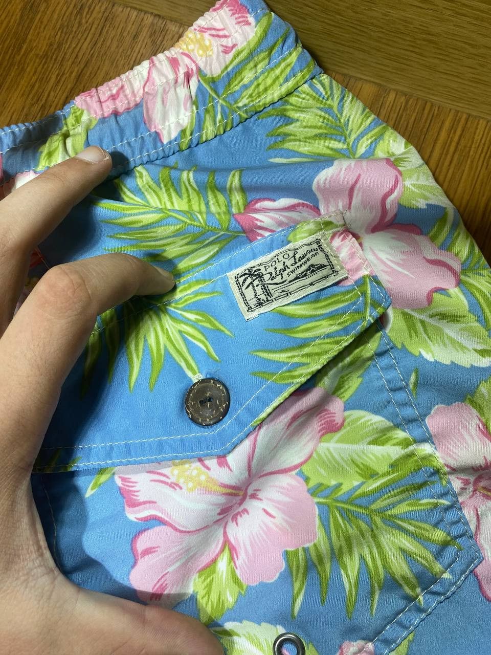 Japanese Brand × Polo Ralph Lauren × Vintage Vintage Y2K Polo Ralph Lauren Dragon Art Military Stl Shorts Size US 36 / EU 52 - 7 Thumbnail