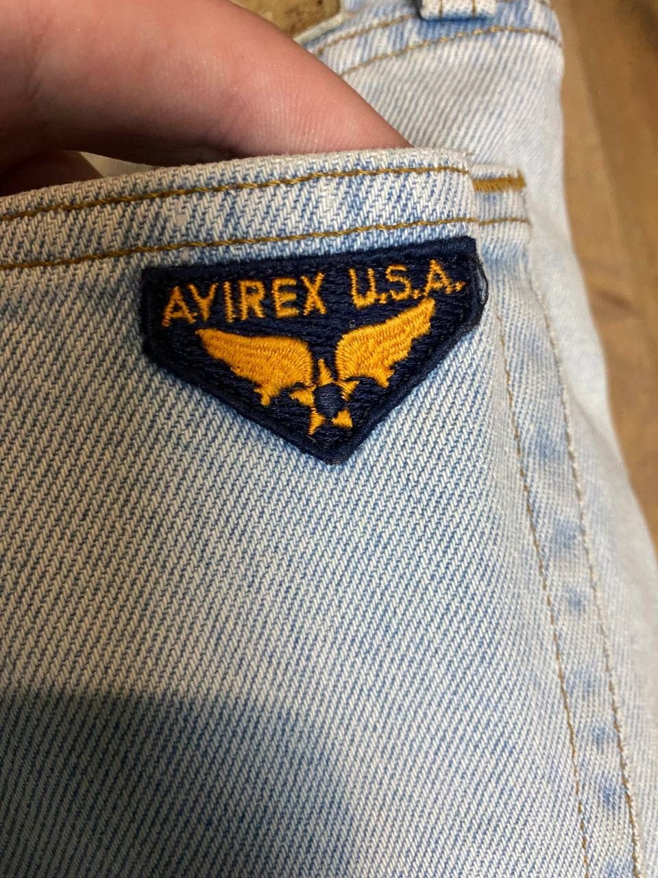 Affliction × Avirex × True Religion Vintage Y2K Avirex Baggy Jeans Size US 31 - 4 Thumbnail