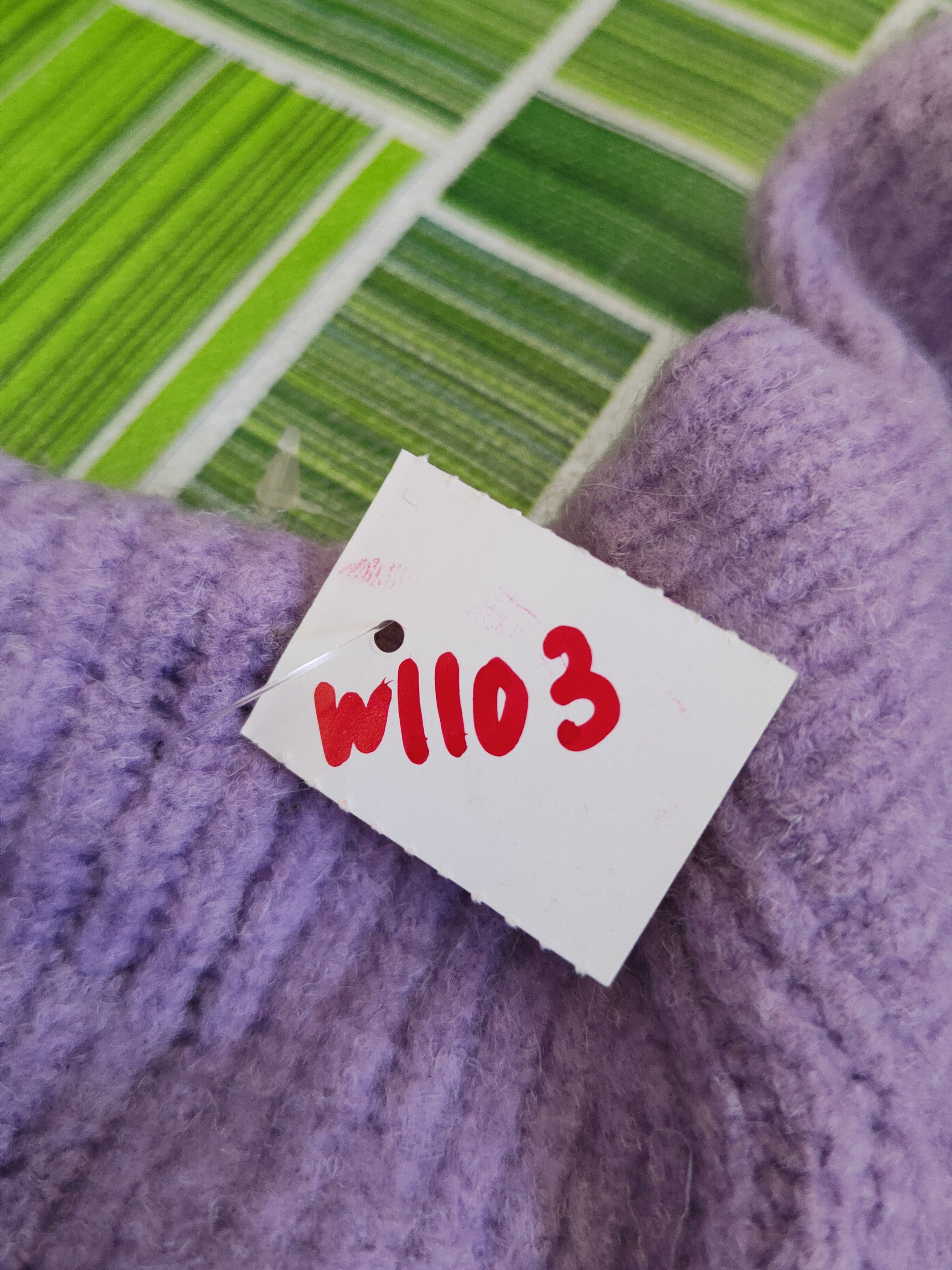 GU GU Light Purple Knitwear Sweatshirts #W1103 Size US M / EU 48-50 / 2 - 12 Thumbnail