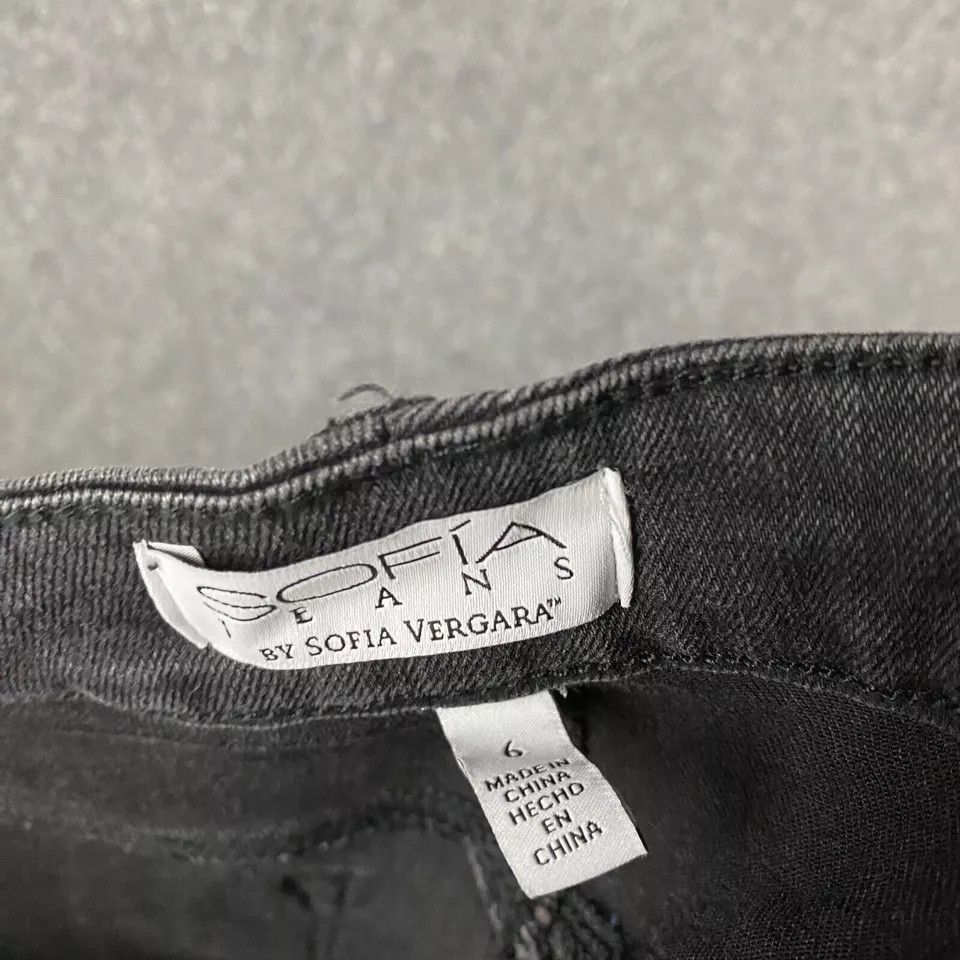Other Sofia Jeans Women's 6 Skinny Ankle Denim Gray Stretch Cotton Size 28" / US 6 / IT 42 - 8 Thumbnail