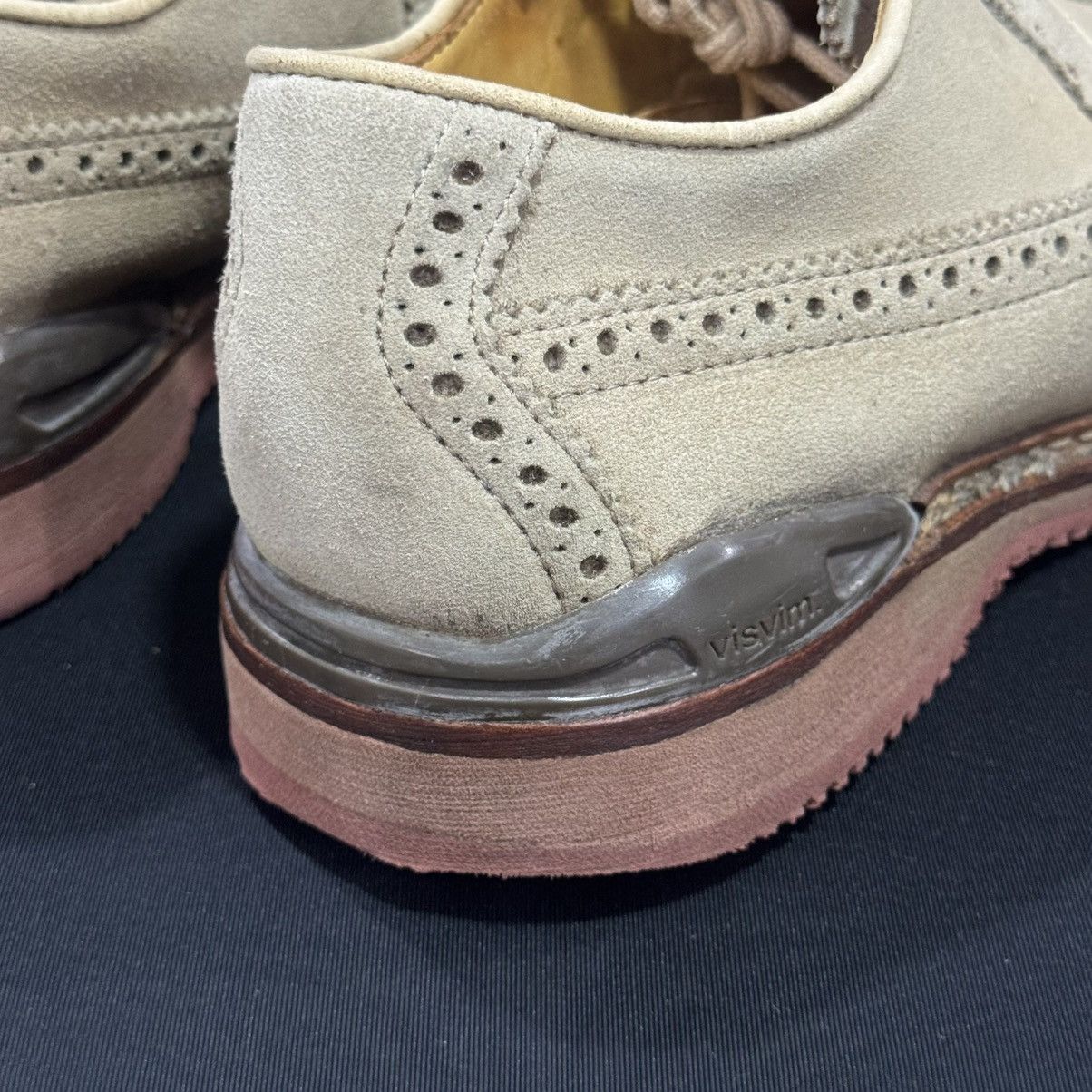 Visvim VISVIM PATRICIAN SAND WT FOLK WINGTIP SUEDE SHOES Size US 8.5 / EU 41-42 - 15 Thumbnail