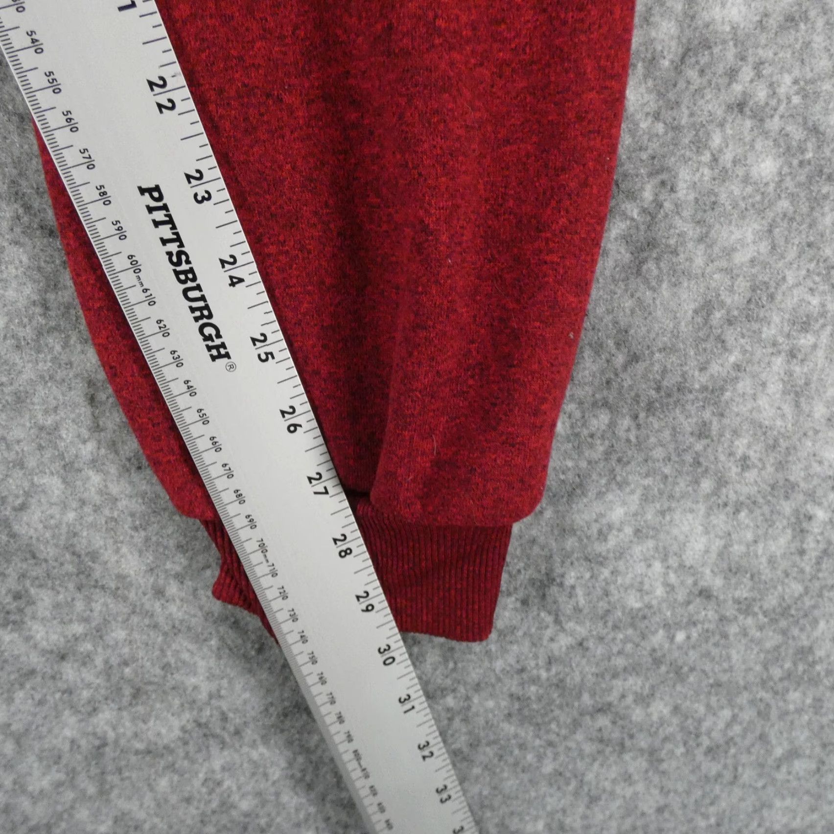 Ecko Unltd. Ecko Unltd Pants Mens M Fleece Jogger Red Drawstring Logo Spell Out Size US 31 - 7 Thumbnail