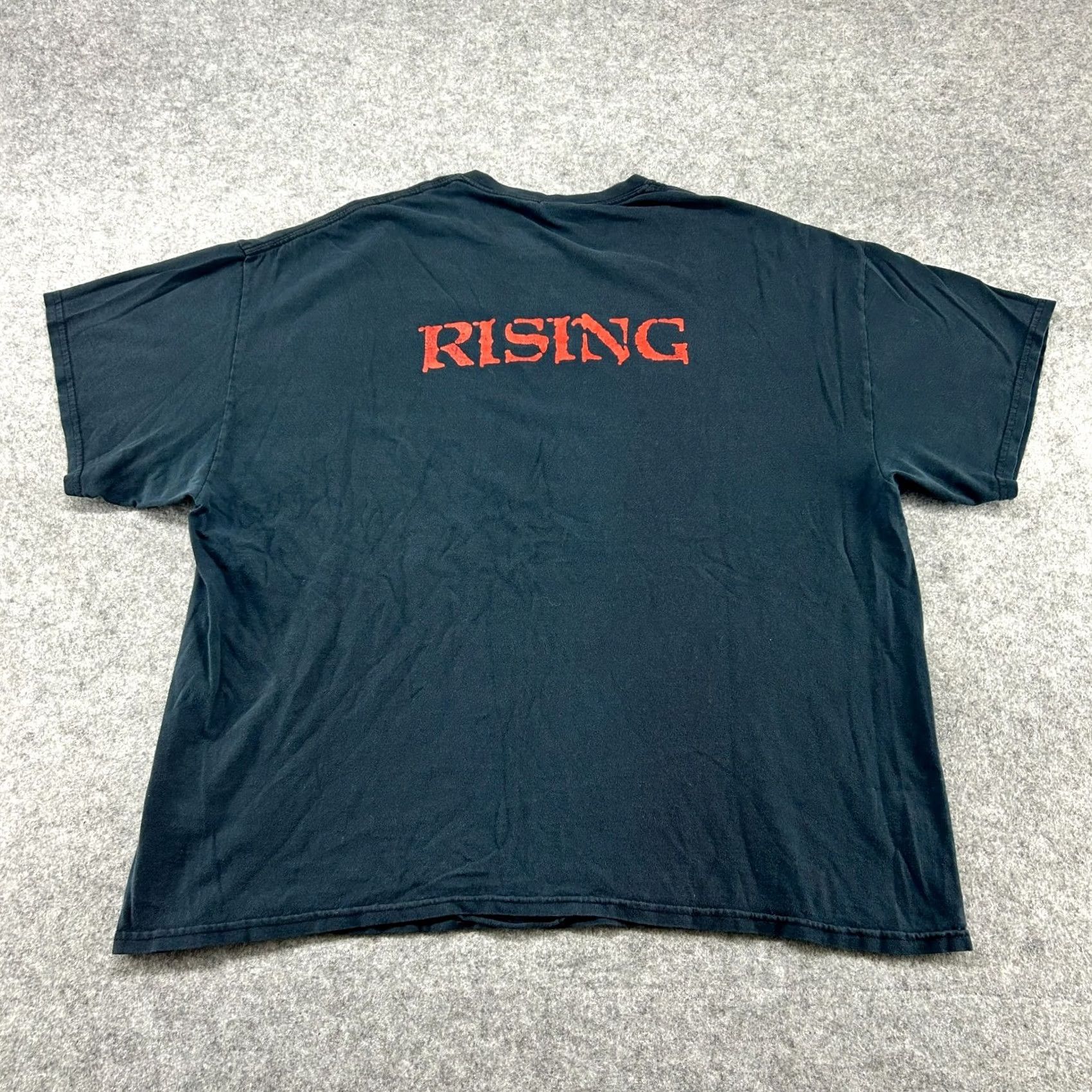 Gildan VINTAGE Ronnie James Dio Shirt Men 2XL Black Band Rising Long Live Rock Roll Y2K Shirt Size US XXL / EU 58 / 5 - 4 Thumbnail