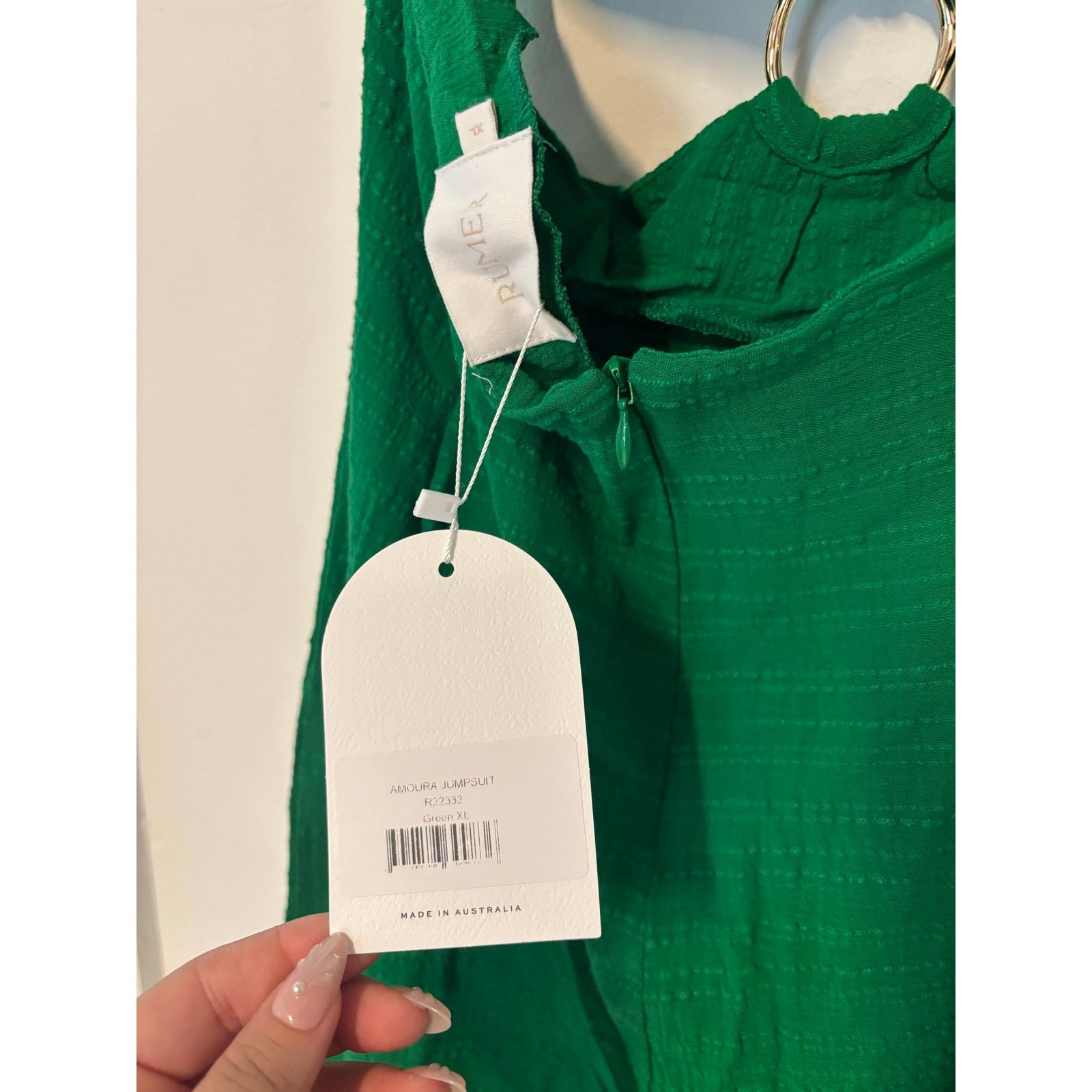 REVOLVE NWT Rumer Amoura Jumpsuit In Green Size XL Size 36" / US 14 / IT 50 - 8 Thumbnail
