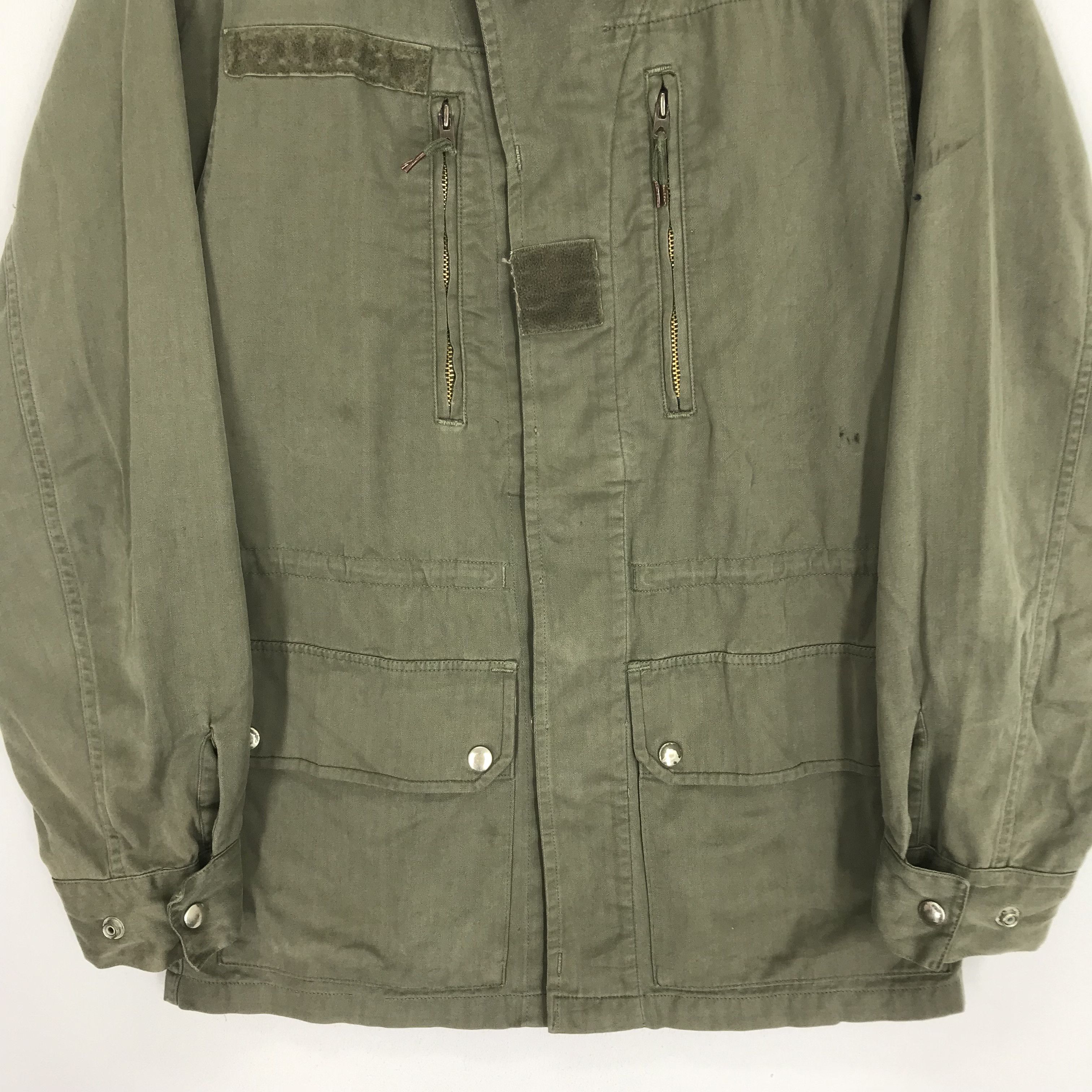 Vintage Vintage Army Field Jacket Olive Green Army Workers Jacket Size US S / EU 44-46 / 1 - 5 Thumbnail