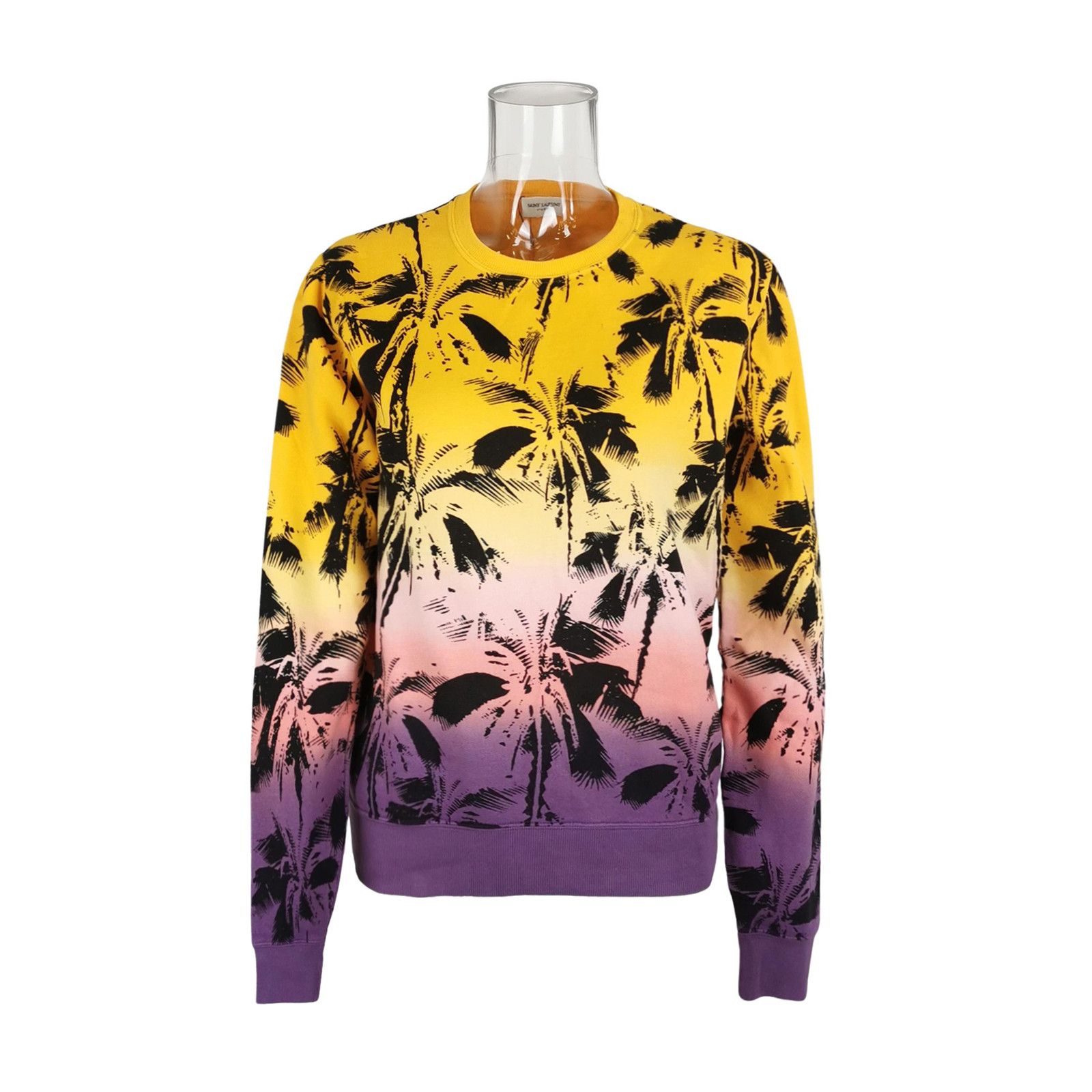 Saint Laurent Paris Saint Laurent Palm Print Sweatshirt Size XS Size US XS / EU 42 / 0 - 1 Thumbnail