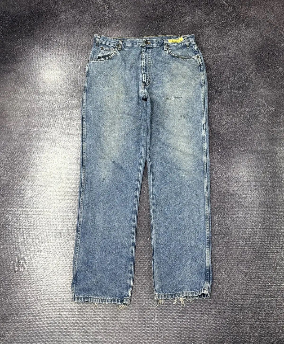 Dickies × Vintage Vintage Dickies USA Faded Blue Work Denim Baggy Jeans Size US 38 / EU 54 - 2 Thumbnail