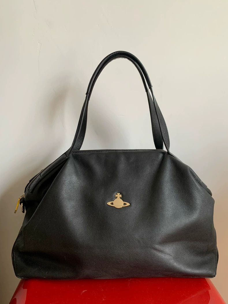 Vivienne Westwood Vivienne Westwood Used large tote bag leather Boston bag Size ONE SIZE - 1 Thumbnail