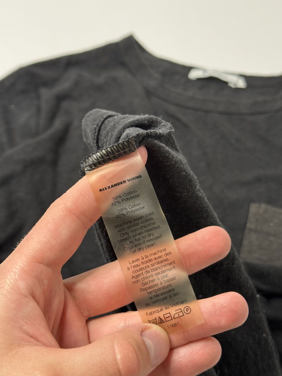 Alexander Wang T Alexander Wang pocket longsleeve tee archive avant garde Size US S / EU 44-46 / 1 - 6 Thumbnail