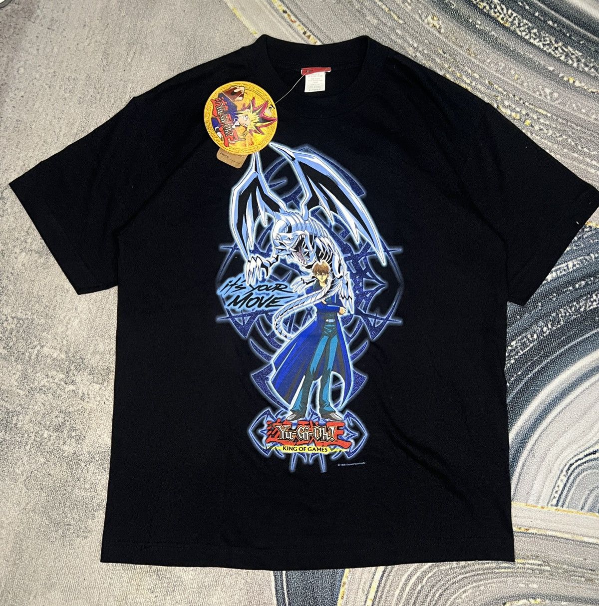 Vintage Vintage 1996 Yu-Gi-Oh! “King of Games” T-Shirt Size US L / EU 52-54 / 3 - 1 Thumbnail