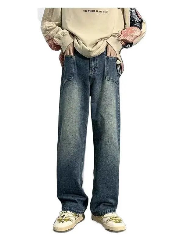 Japanese Brand × Jean Retro loose high street gradient jeans Size US 32 / EU 48 - 5 Thumbnail
