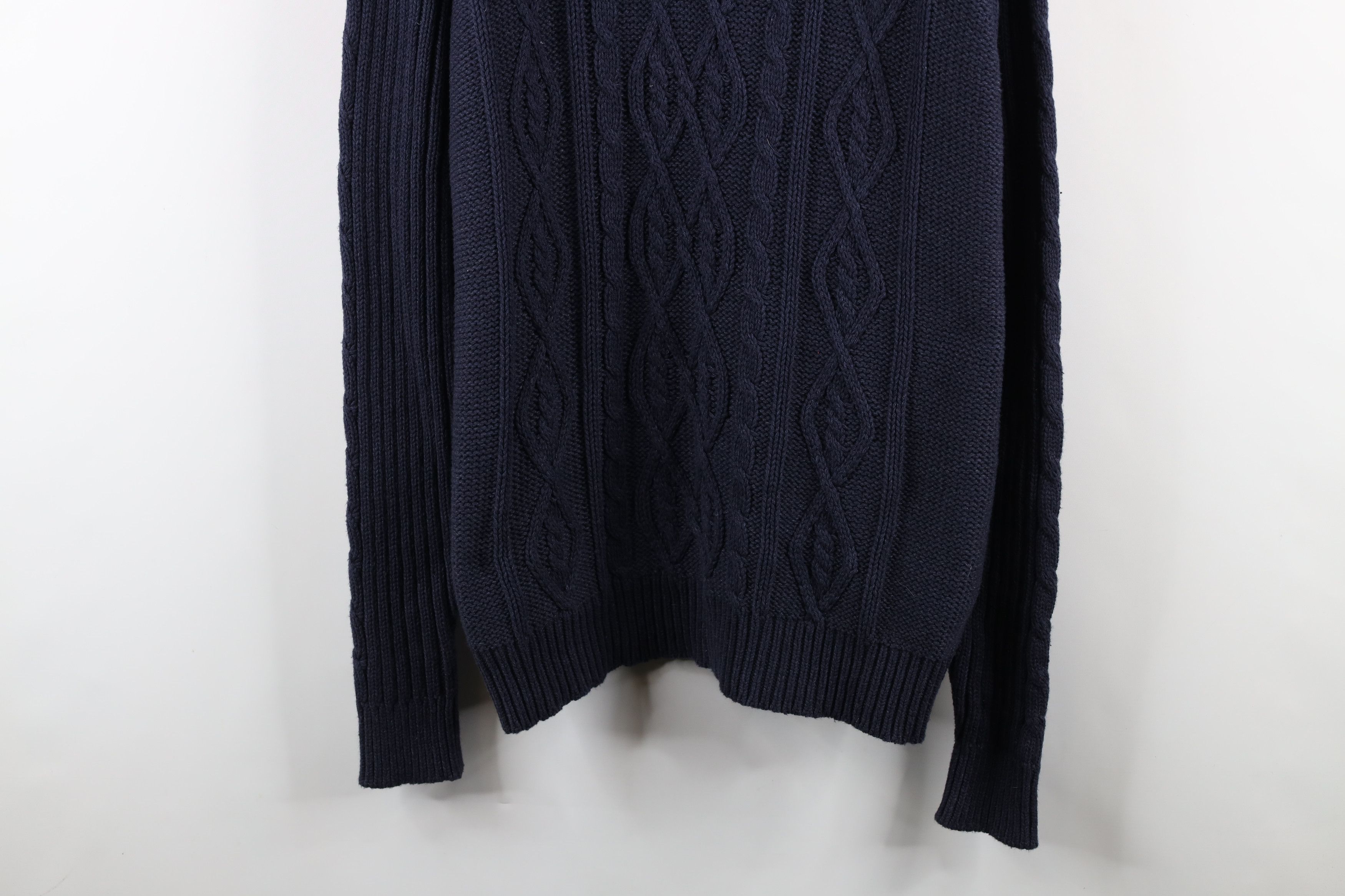 Vintage Vintage 90s Y2K Streetwear Knit Fisherman Henley Sweater Size US XL / EU 56 / 4 - 3 Thumbnail
