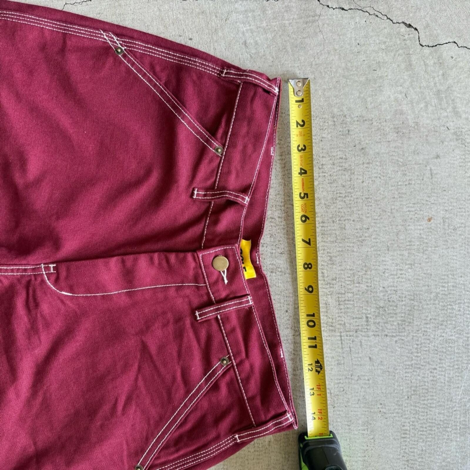 Golf Wang Golf Wang / Canvas Work Pants / Burgundy Size US 30 / EU 46 - 9 Thumbnail