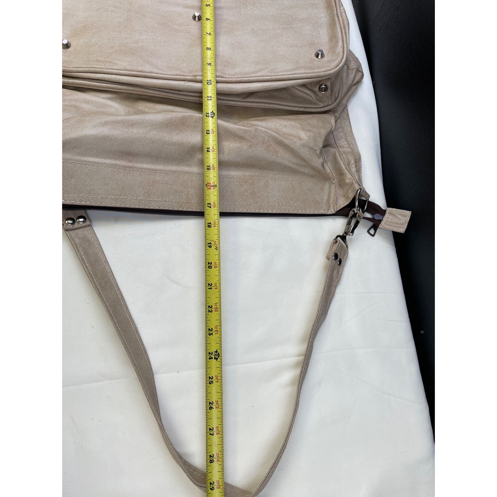 Other Nuccio Bentory Unisex Beige Travel Bag/Carry on bag SKU 5081 Size ONE SIZE - 16 Thumbnail