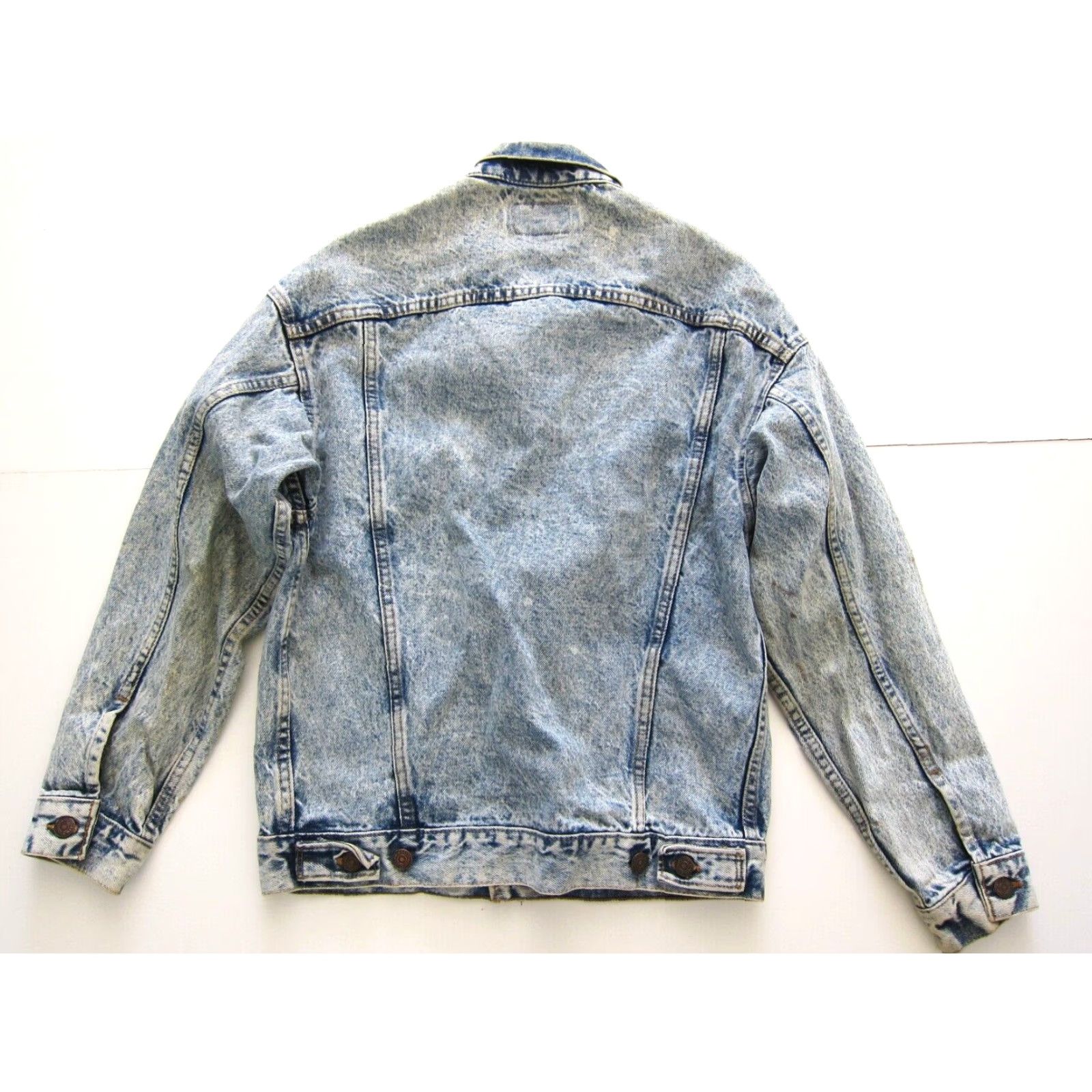 Levi's Vtg Levi's Red Tag Jean Jacket Men S Denim Distressed Cotton 70507-0219 Blue 705070219 Jeans Jacket Blocked by Vintage Details Men S Jacket Size US 29 - 2 Thumbnail