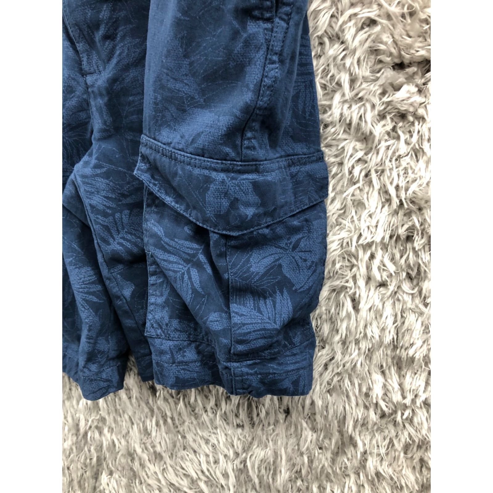 Vintage Falls Creek Cargo Shorts Mens Size 38 Mid Rise Dark Wash Blue Shorts Size US 38 / EU 54 - 4 Thumbnail