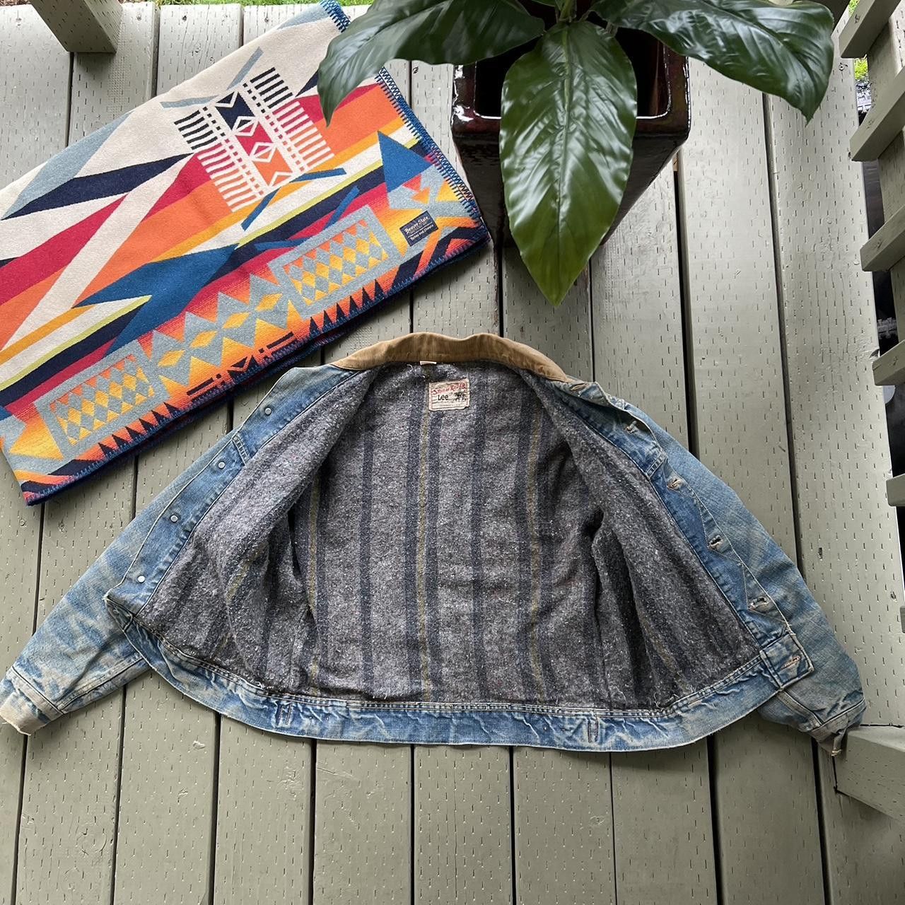 Lee × Vintage VTG 70’s Lee Storm Rider Blanket Lined Trucker Jean Jacket Size US M / EU 48-50 / 2 - 5 Thumbnail
