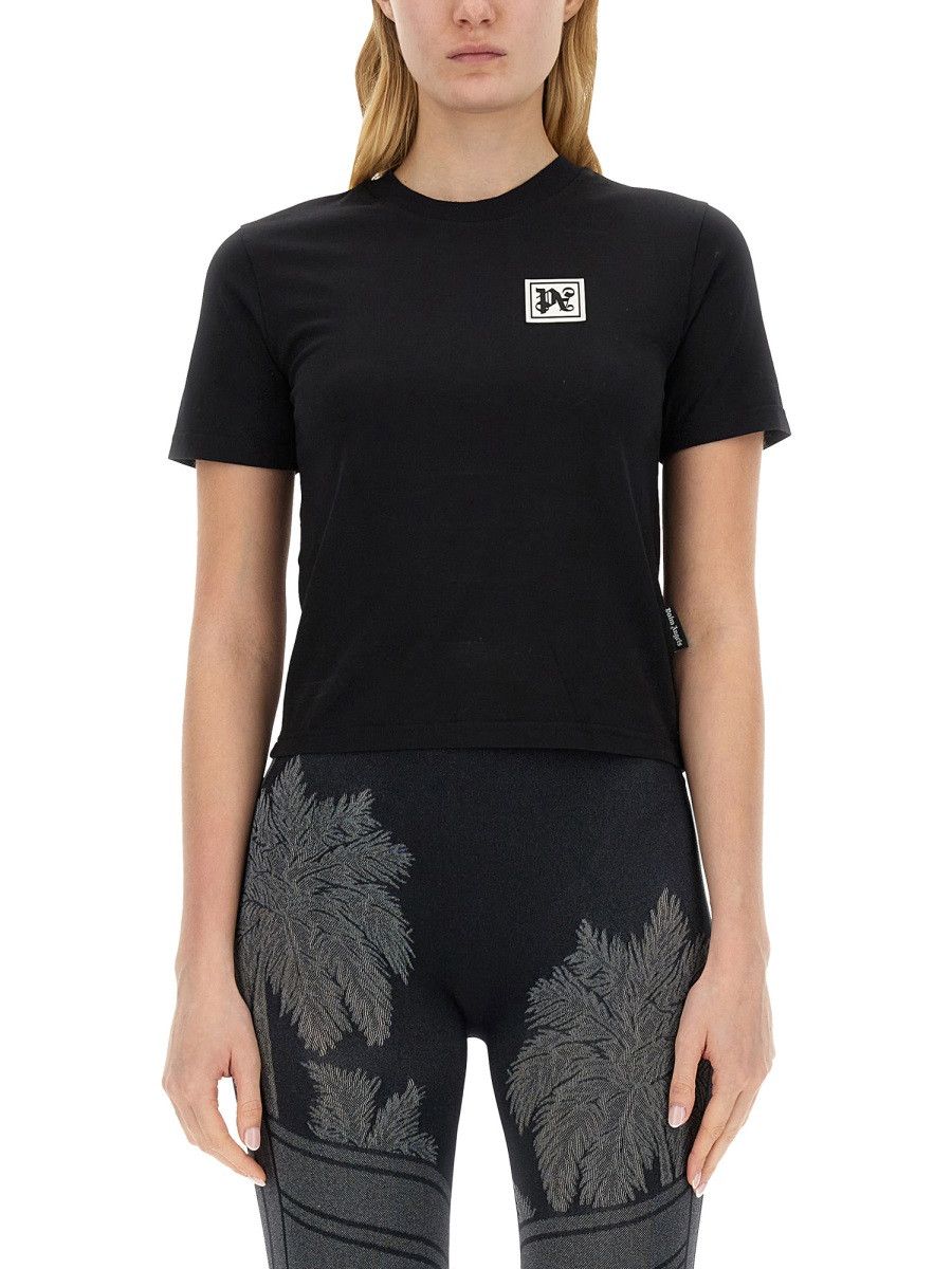 Palm Angels PALM ANGELS PALM SKI CLUB T-SHIRT - BLACK Size L / US 10 / IT 46 - 1 Thumbnail