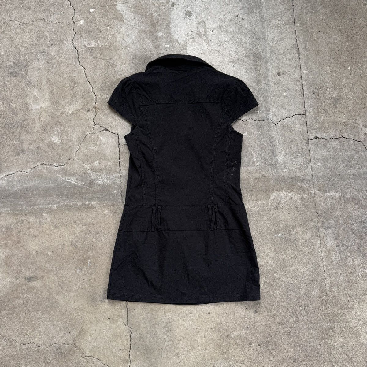 Other Vintage 00's No Excuse Stretch Black Mini Dress Size S / US 4 / IT 40 - 2 Thumbnail
