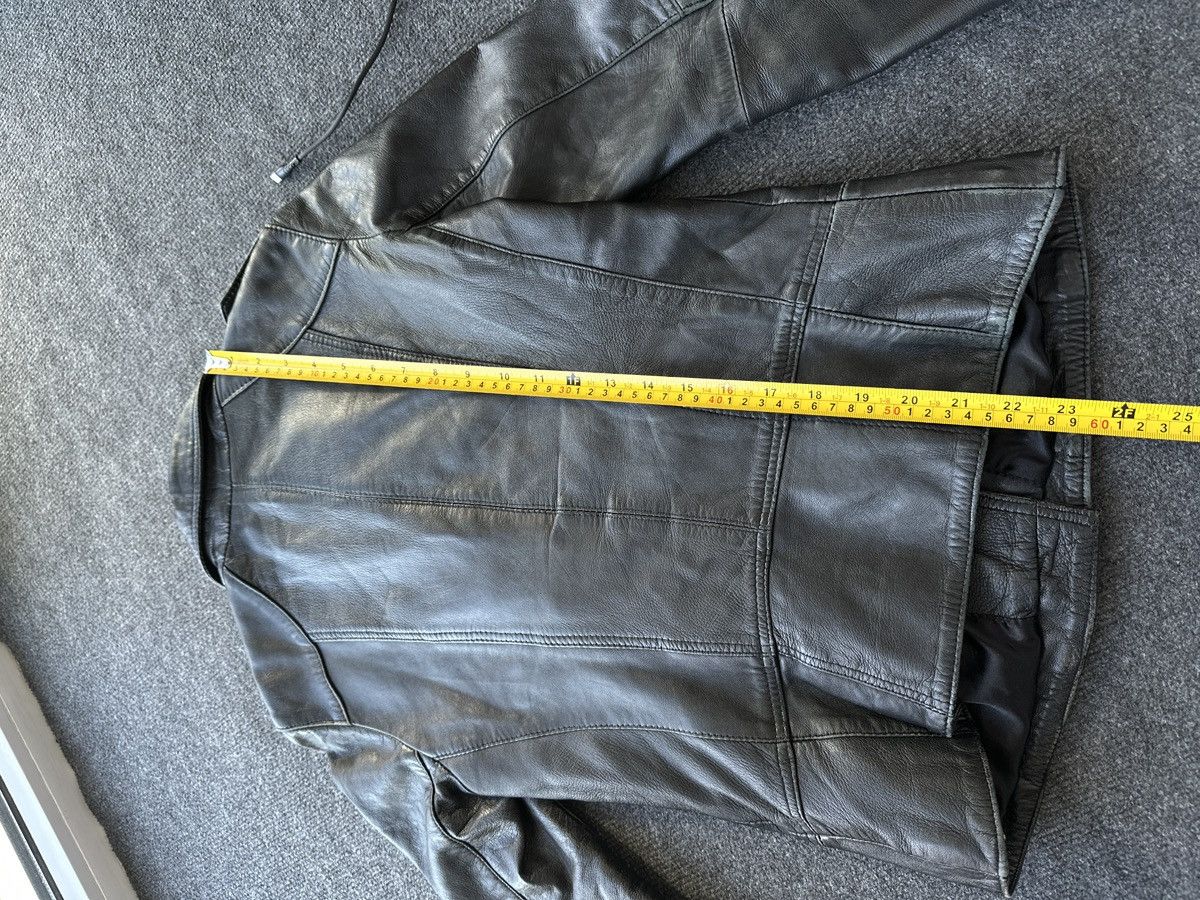 Leather 🚨 LEATHER WOMEN OPIUM MULTIPOCKET JACKET ZIP AVANT GARDE Size S / US 4 / IT 40 - 15 Thumbnail