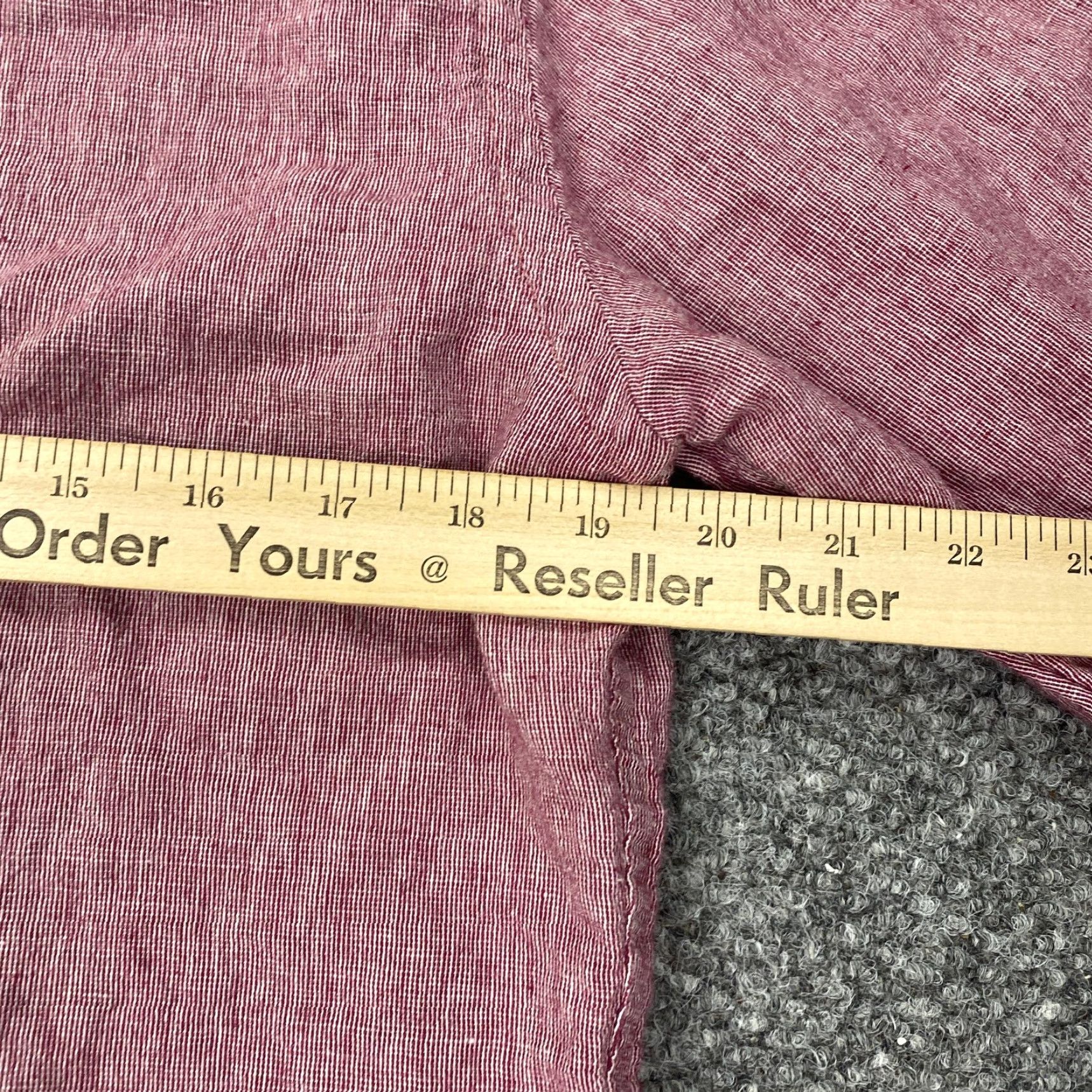 Banana Republic Banana Republic Shirt Men Medium Red Linen Cotton Striped Slim Fit Long Sleeve Button Down Casual Size US M / EU 48-50 / 2 - 8 Thumbnail