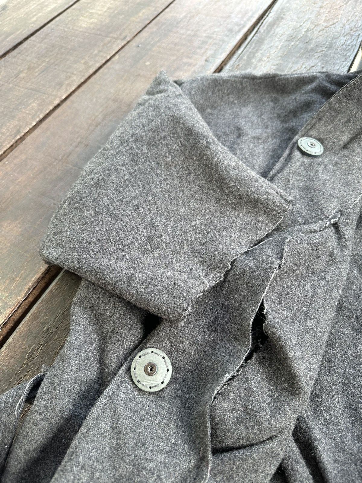 Acne Studios × Vintage Acne coat wool hooded Size L / US 10 / IT 46 - 6 Thumbnail