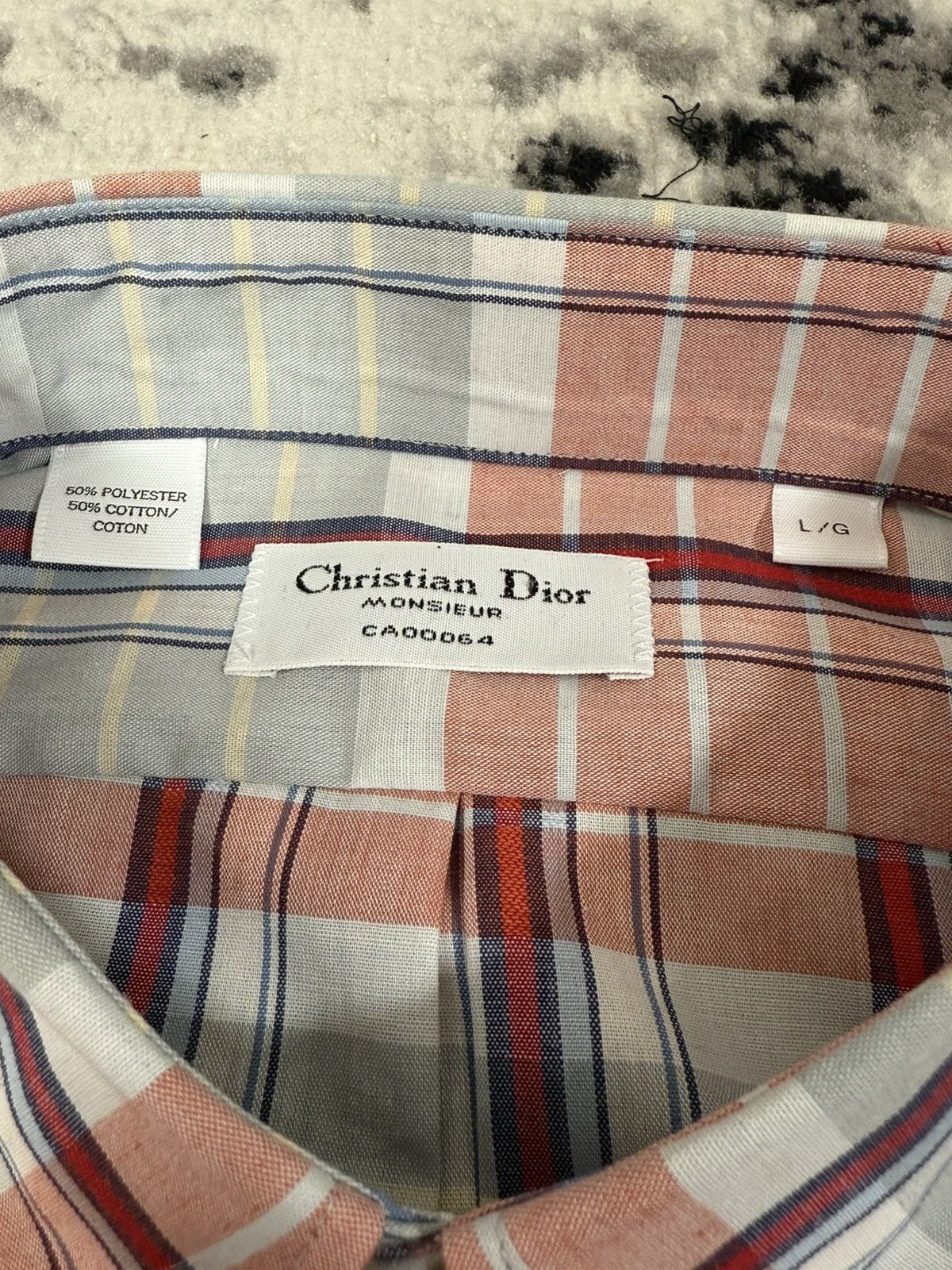 Christian Dior Monsieur Vintage 70s Christian Dior Monsieur Button Up Shirt Size US L / EU 52-54 / 3 - 6 Thumbnail