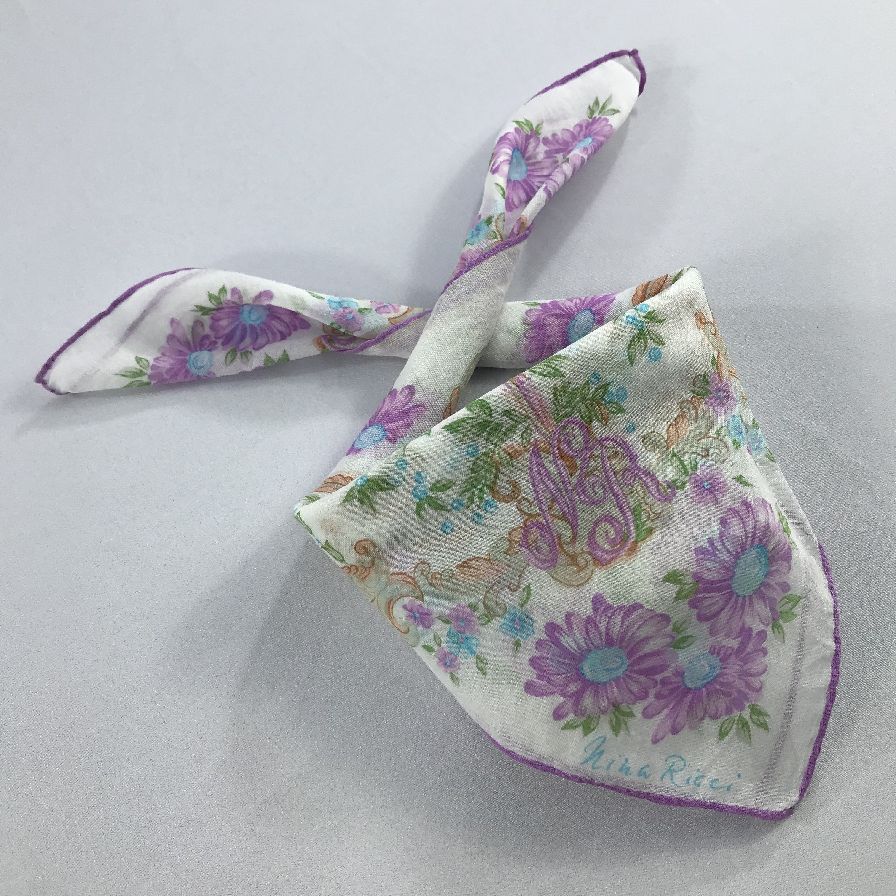 Nina Ricci Nina Ricci Bandana / Handkerchief / Neckerchief - S2668 Size ONE SIZE - 4 Thumbnail