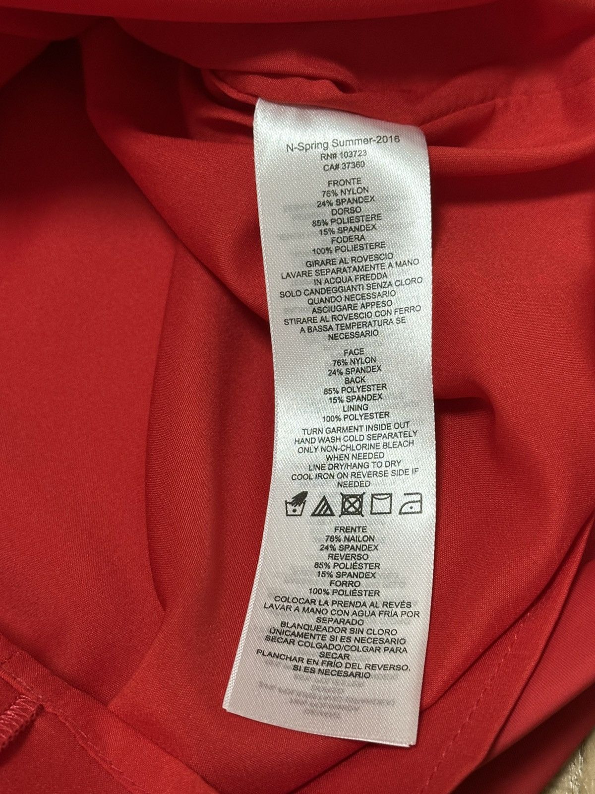 Armani Exchange Armani Exchange Women’s Red Dress Size M Elegant Knee-Length Size M / US 6-8 / IT 42-44 - 11 Thumbnail