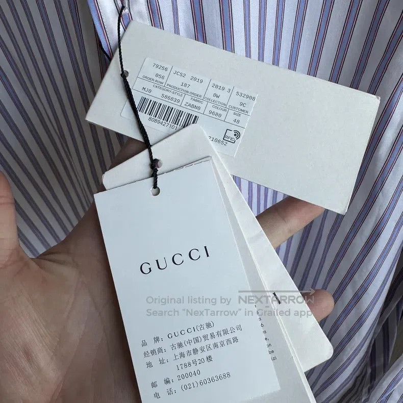 Gucci Gucci Striped shirt Size US M / EU 48-50 / 2 - 5 Thumbnail
