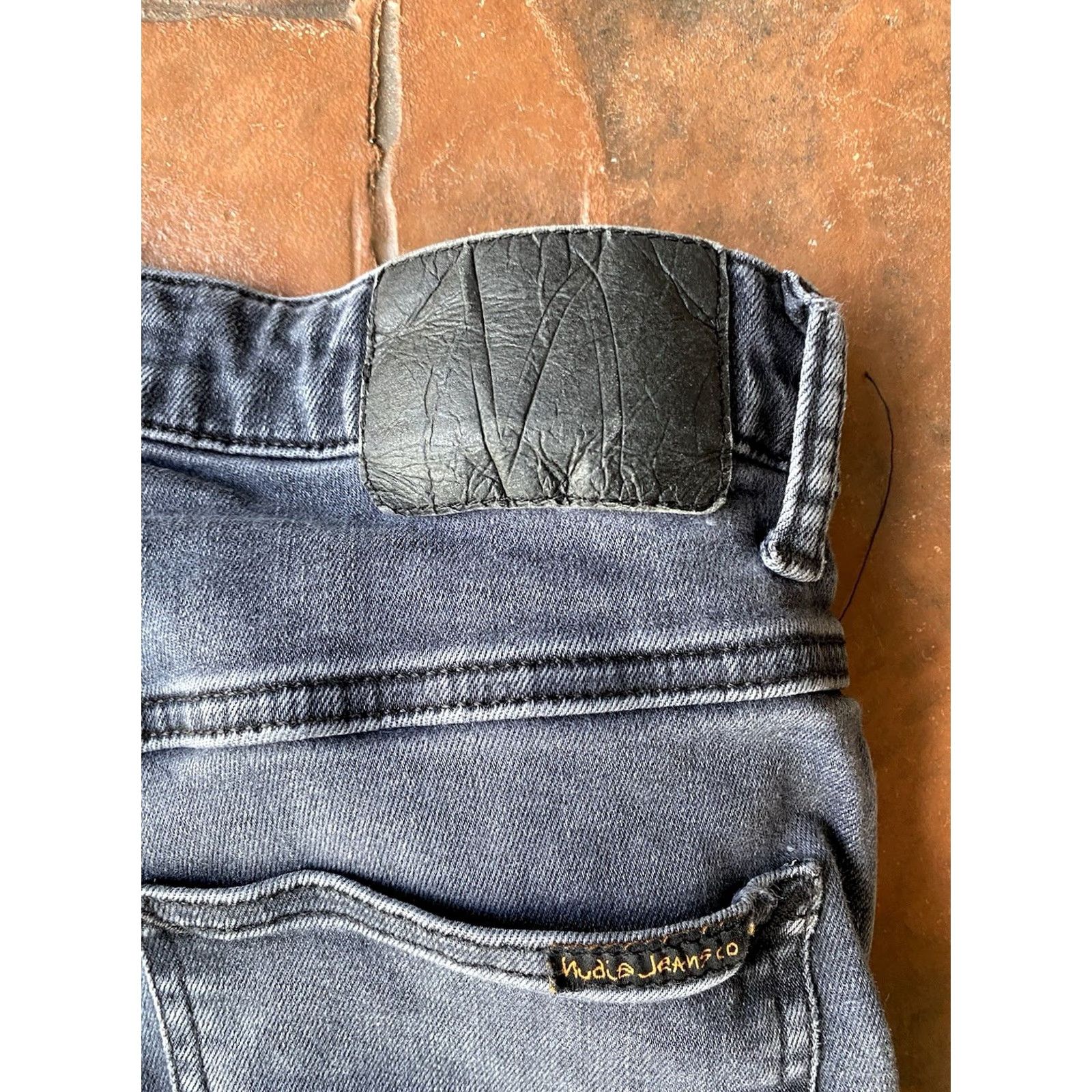 Nudie Jeans Nudie Jeans Co. Hightop Tilde Skinny Jeans Women’s 30x28 Black Dark Wash Denim Slim Regular Women Size 30" / US 8 / IT 44 - 6 Thumbnail