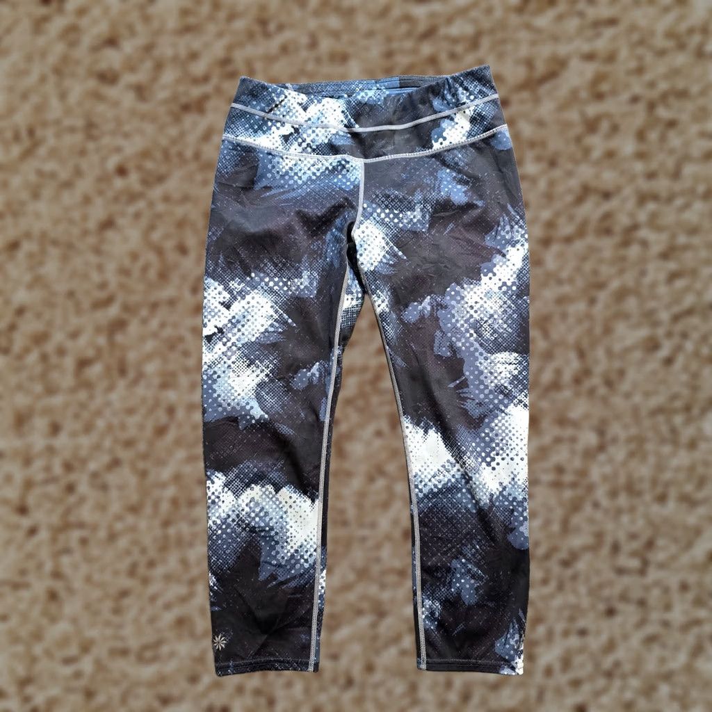 Athleta Athleta Pants Womens M Gray Elation Cropped Stretch Athletic Workout Size 32" / US 10 / IT 46 - 1 Thumbnail