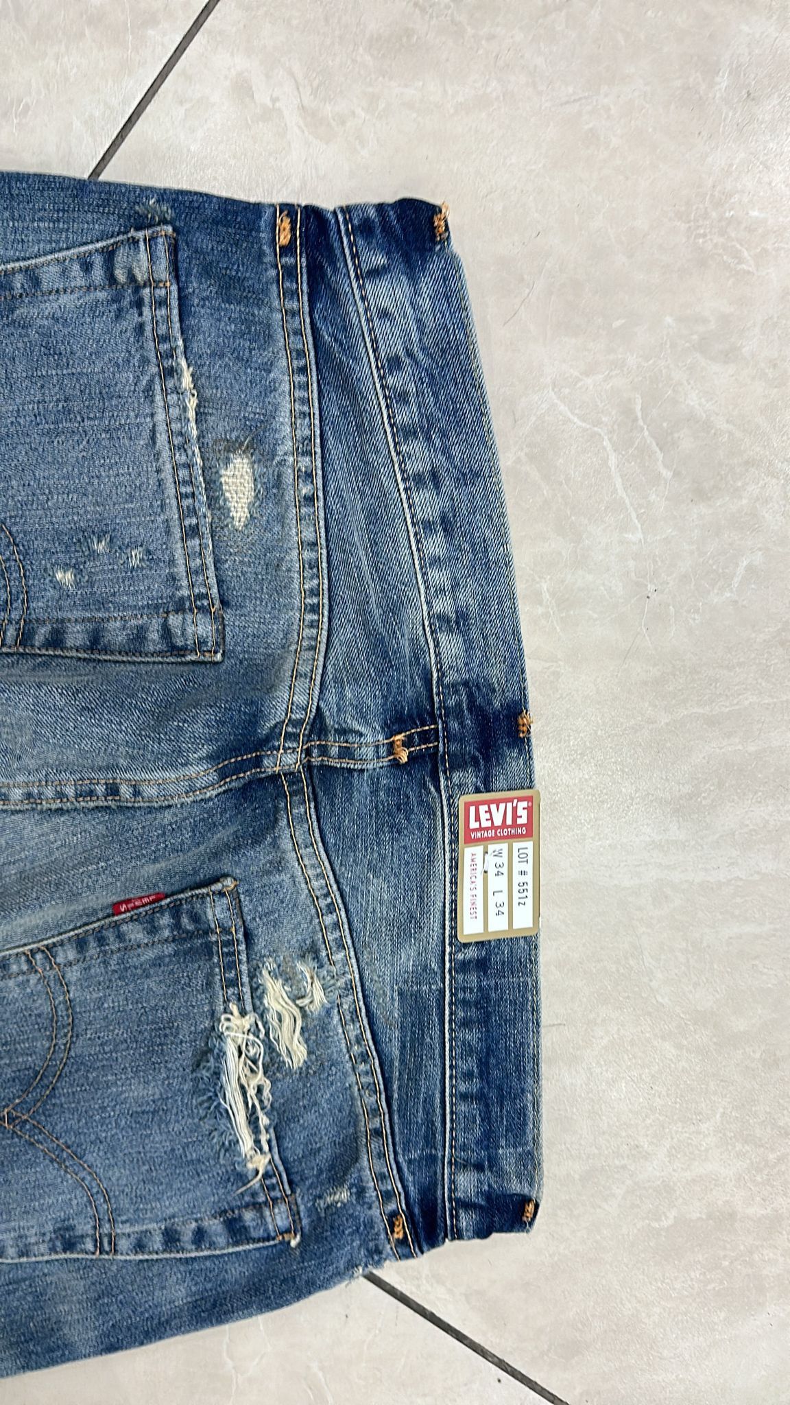 Levi's Vintage Clothing LVC Levi's Vintage Clothing 1984 551Z BigE Selvedge Jeans Size US 34 / EU 50 - 7 Thumbnail