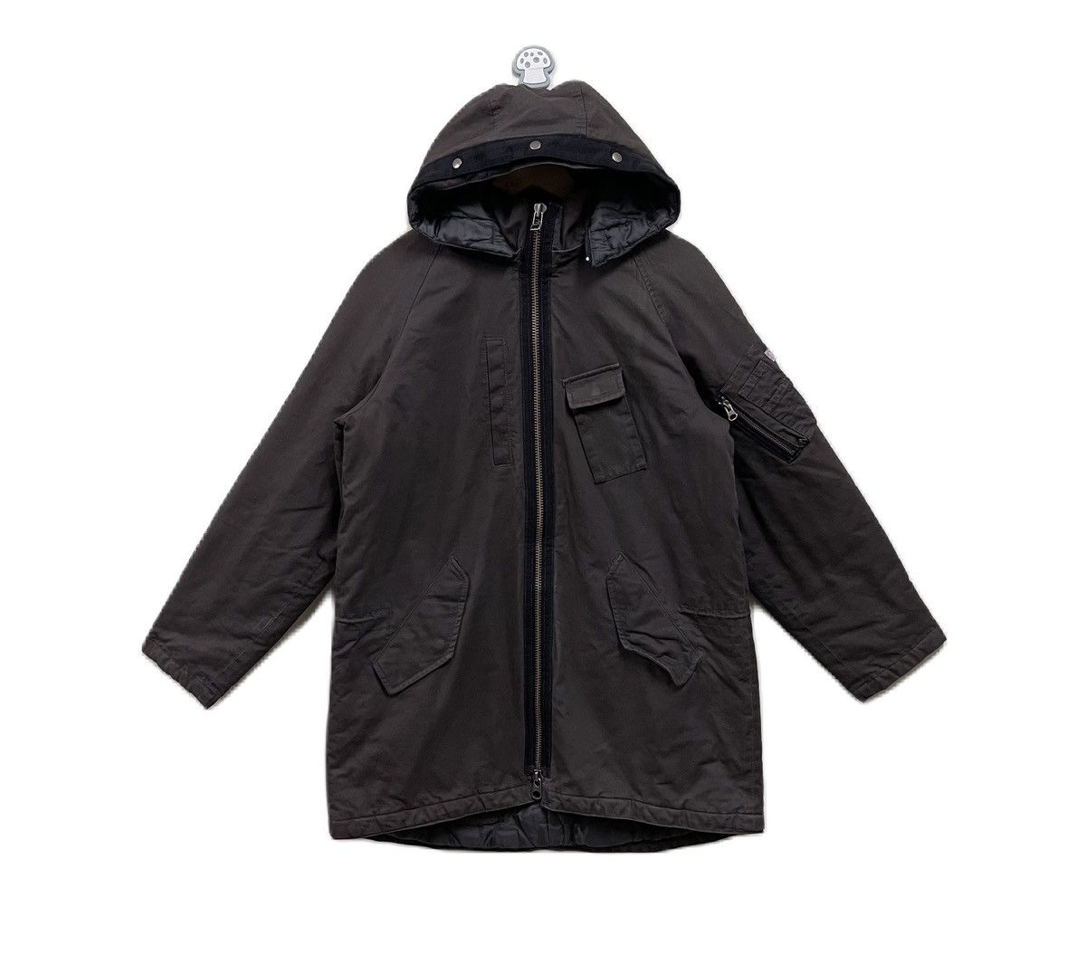 5351 POUR LES HOMMES 291295 Homme Hoodie Parka Jacket Japanese Brand Size US L / EU 52-54 / 3 - 1 Thumbnail