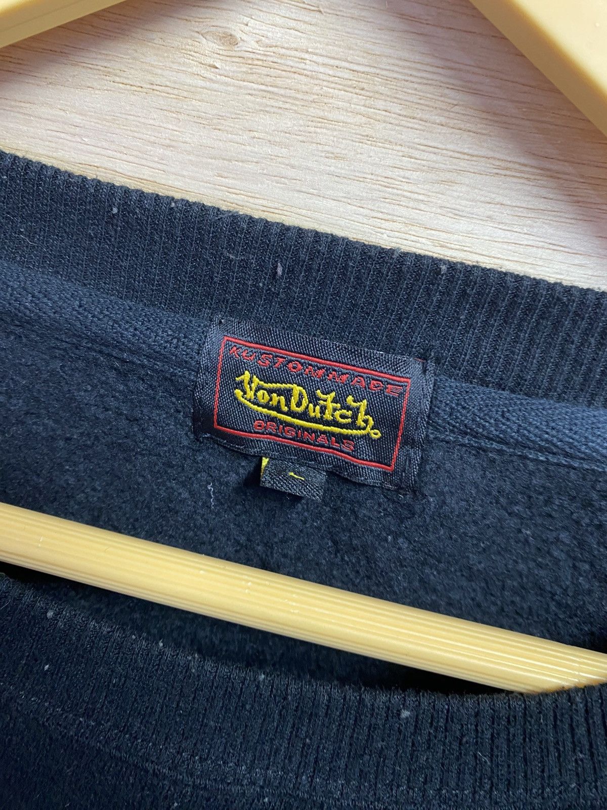 Von Dutch vintage black Von Dutch sweatshirt with patches Size US XL / EU 56 / 4 - 2 Thumbnail