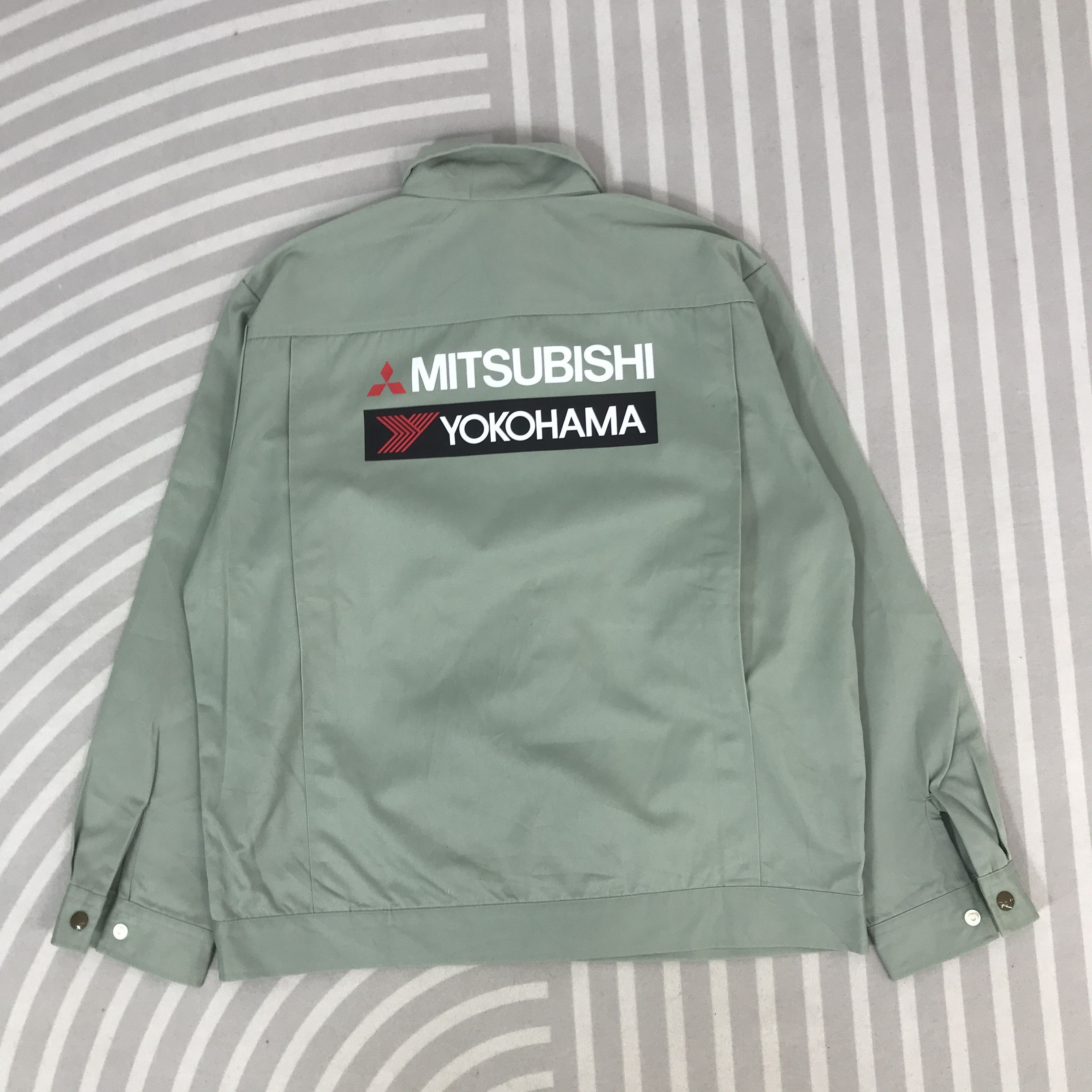Japanese Brand Vintage Mitsubishi Racing japan motorsport Custom Jacket Size US L / EU 52-54 / 3 - 1 Thumbnail