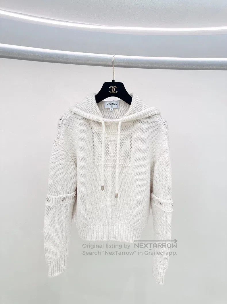 Chanel Chanel Beige stitched hoodie Size XXS / US 00 / IT 34 - 1 Thumbnail