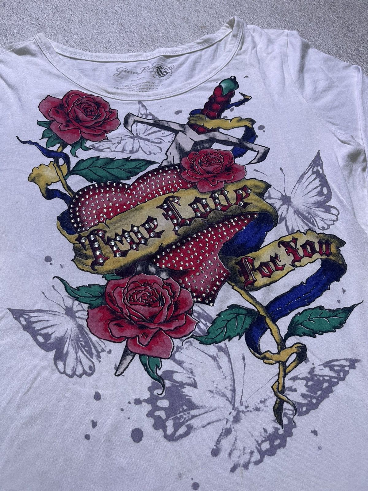 Japanese Brand Y2K TRUE LOVE long sleeve tshirt women's Size S / US 4 / IT 40 - 3 Thumbnail