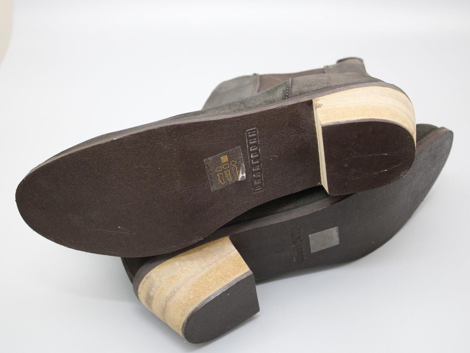 Designer BRAKEBURN Women Chelsea Boots Size 7 Brown Suede Leather Size US 9 / IT 39 - 4 Thumbnail